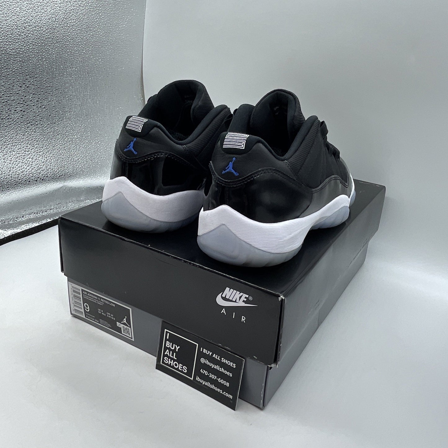 Size 9 - Air Jordan 11 Retro Low Space Jam (FV5104-004)