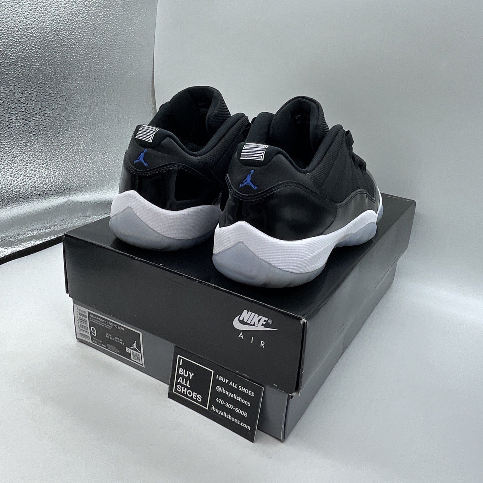 Size 9 - Air Jordan 11 Retro Low Space Jam (FV5104-004)