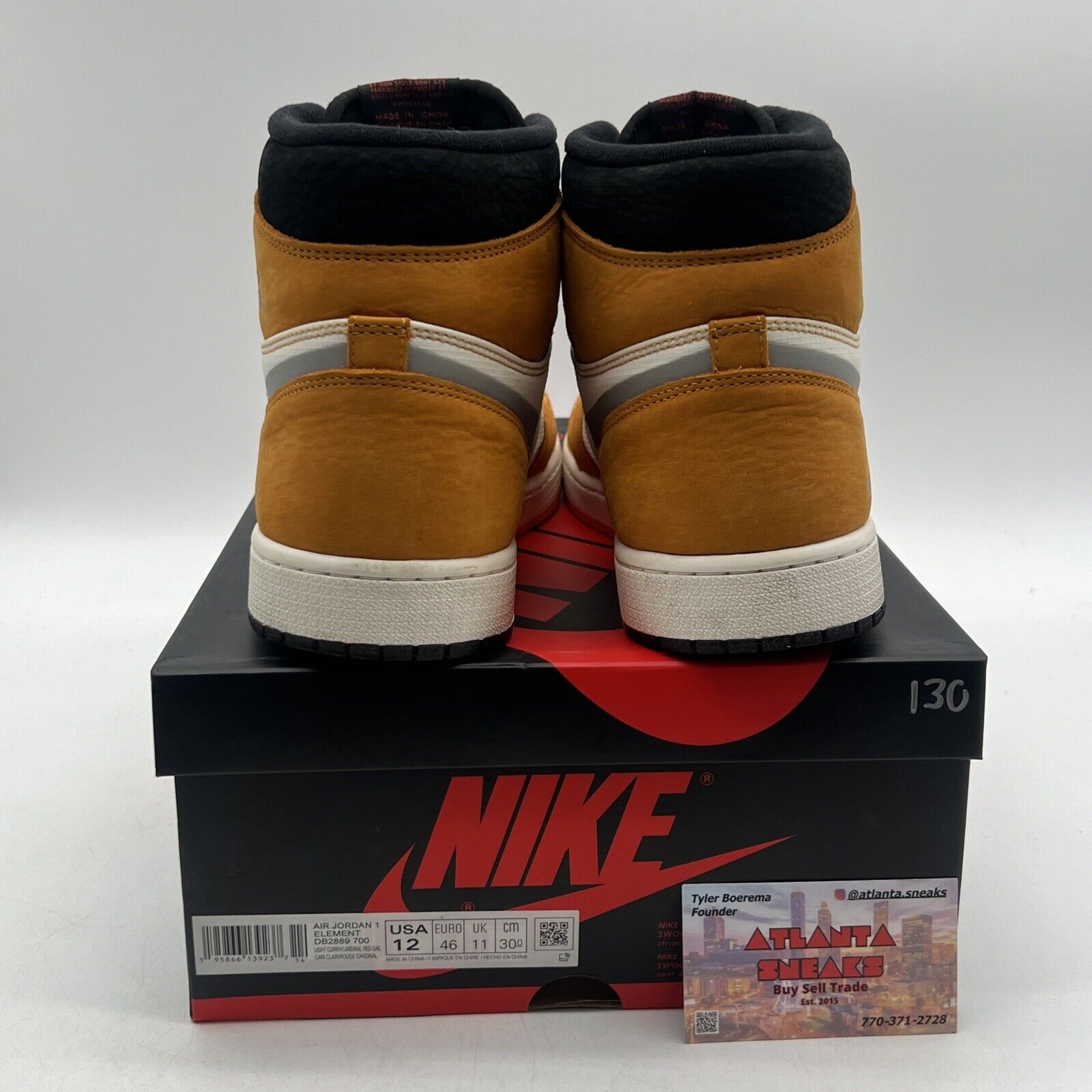 Size 12 - Air Jordan 1 Element GORE-TEX High Light Curry (DB2889-700)