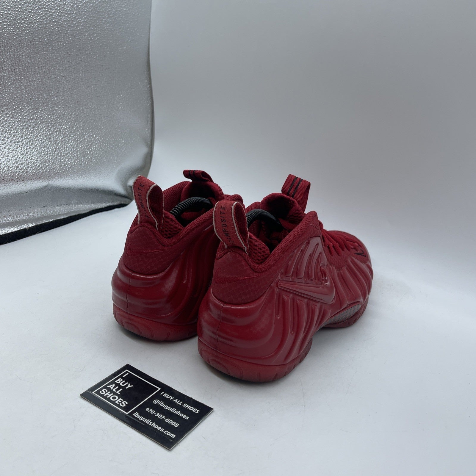 Size 7.5 - Nike Air Foamposite Pro Gym Red (624041-603)