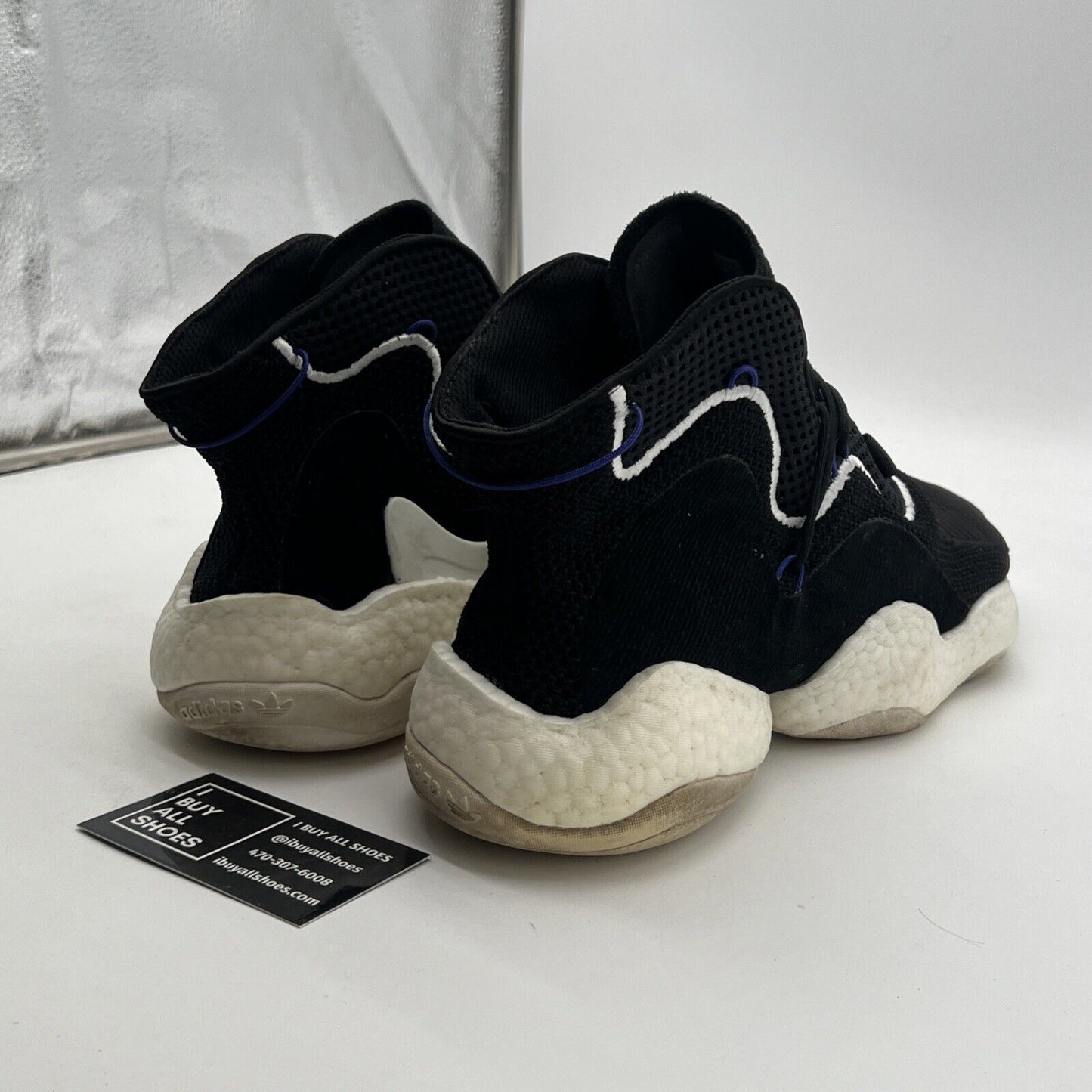Size 13 - adidas Crazy BYW LVL 1 Black White (CQ0991)