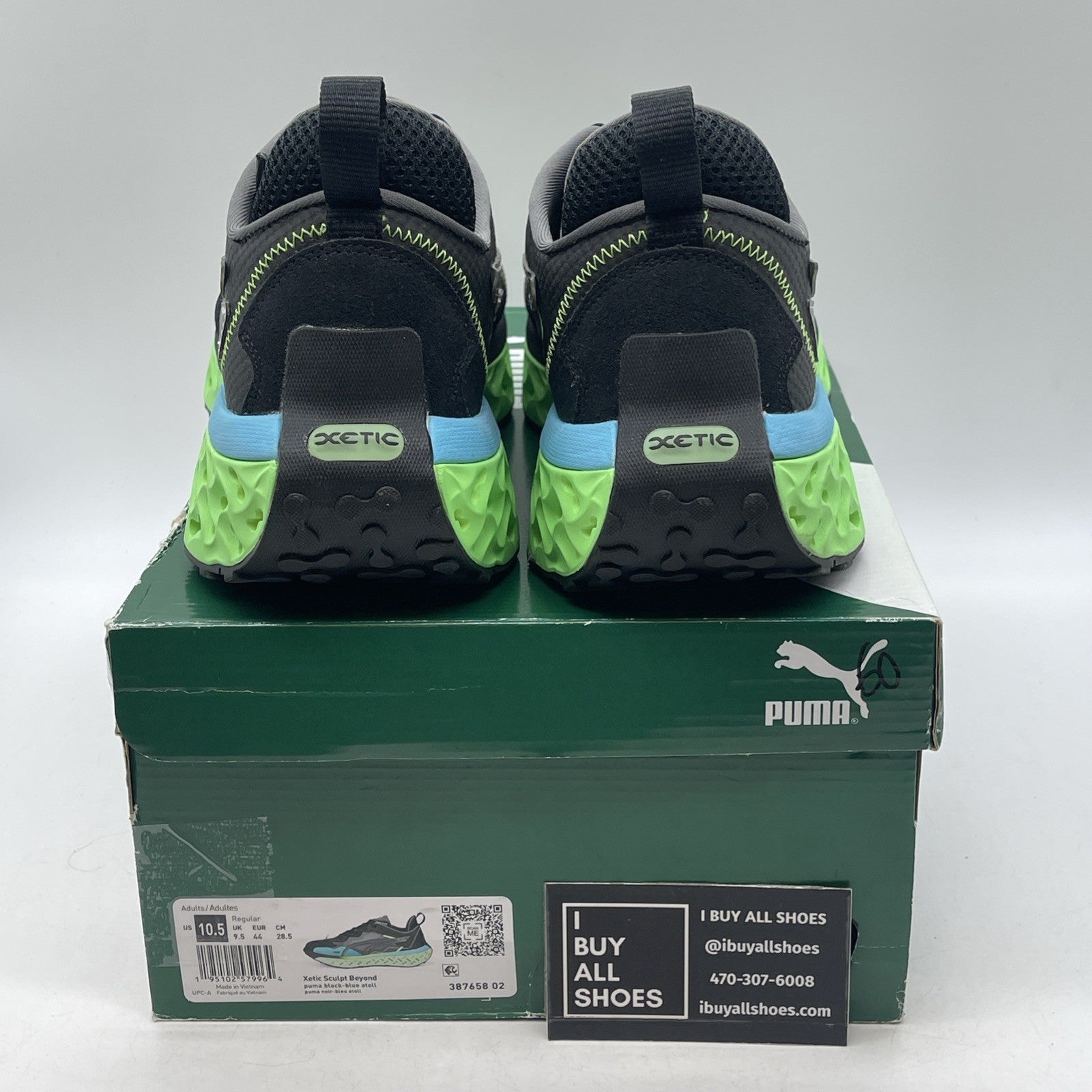 Size 10.5 - Puma XETIC Sculpt Beyond Black (387658-02)