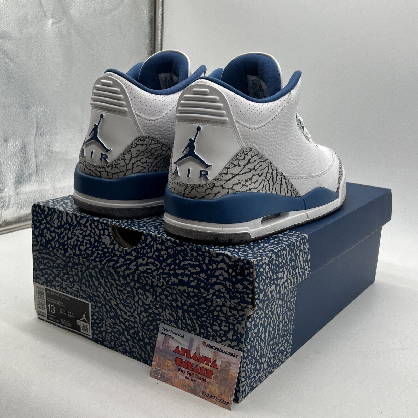 Size 13 - Air Jordan 3 Retro Mid Washington Wizards (CT8532-148)