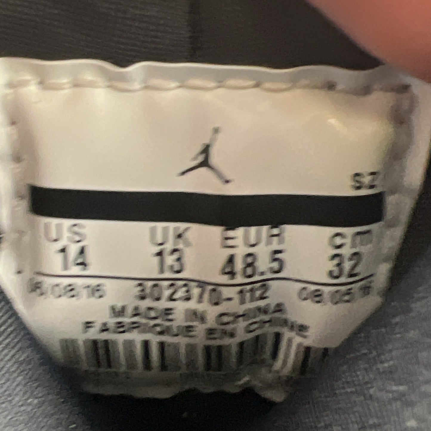 Size 14 - Air Jordan 9 Retro space jam 2016 (302370-112)