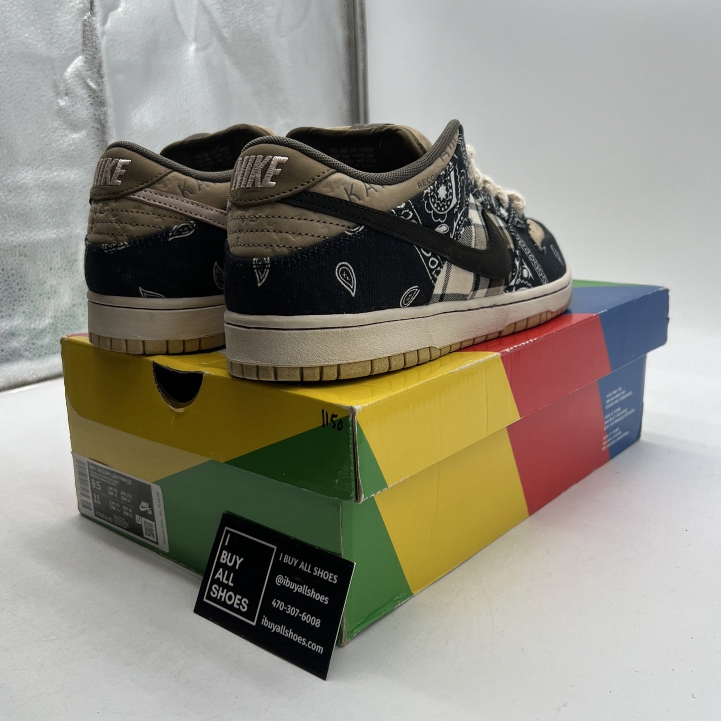 Size 9.5 - Travis Scott x Nike SB Dunk PRM QS Low Cactus Jack (CT5053-001)