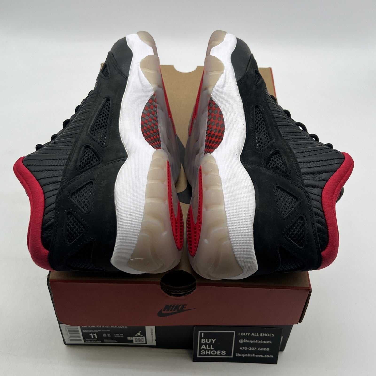 Size 11 - Air Jordan 11 Retro IE 2021 Low Bred (919712-023)