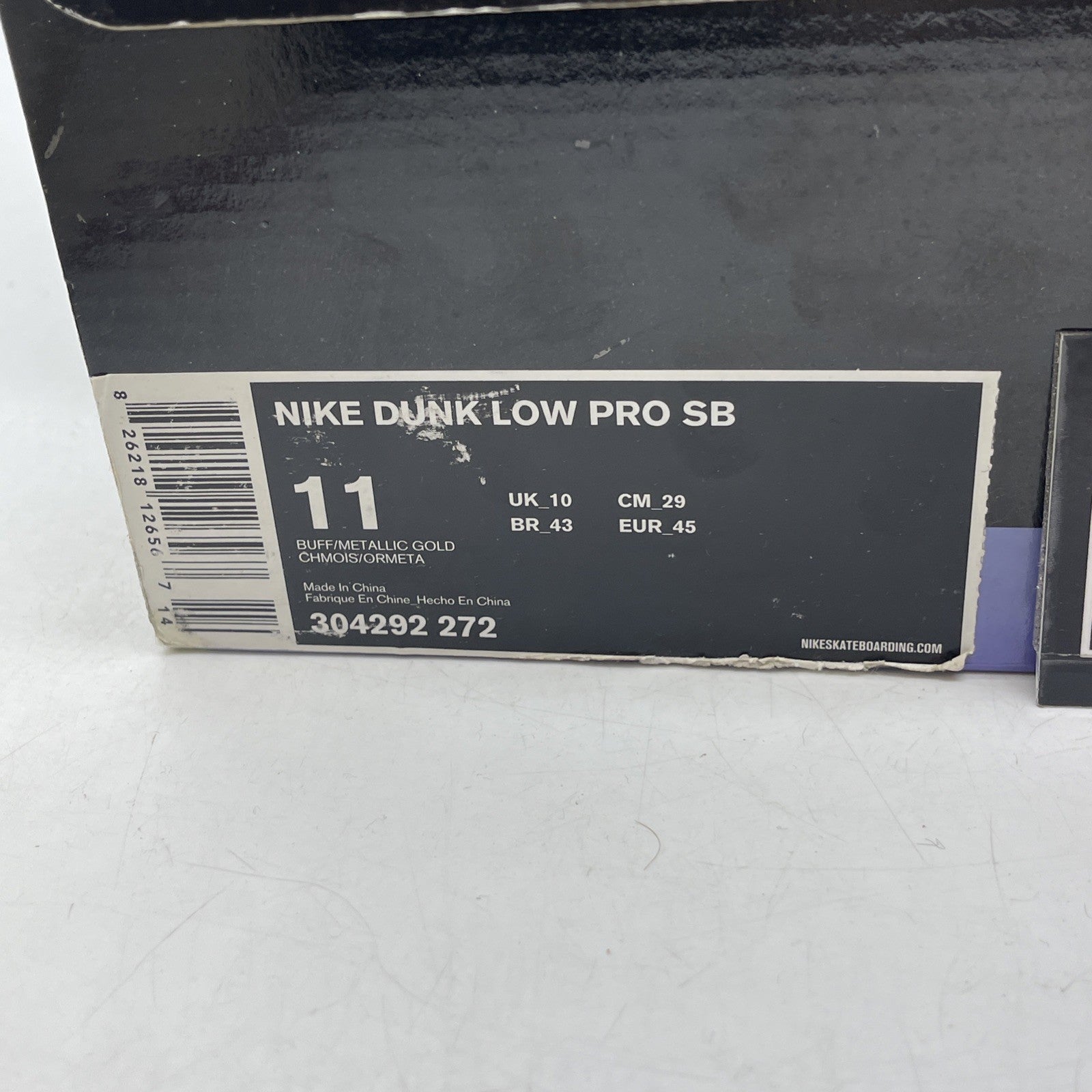 Size 11 - Nike Dunk Pro SB Low Old Spice (304292-272)