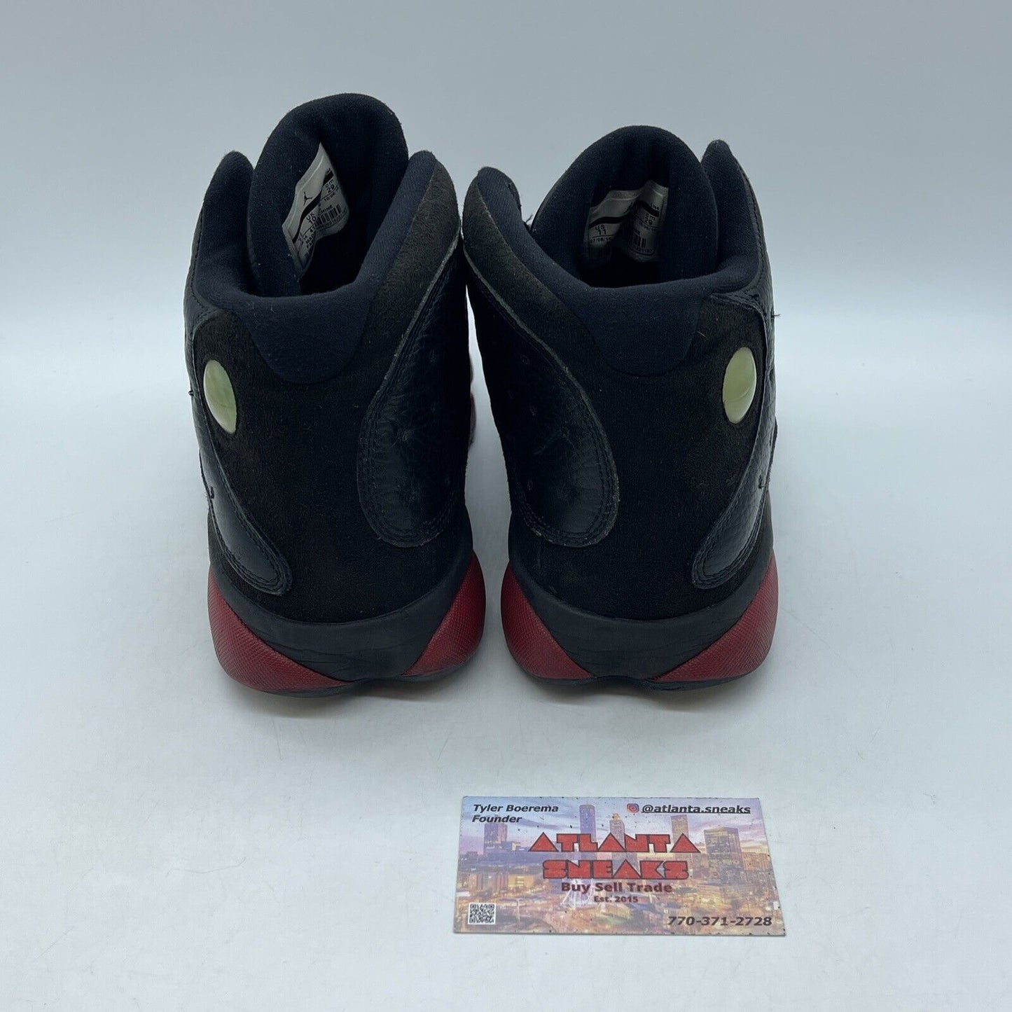 Size 11 - Air Jordan 13 Retro Dirty Bred Red Black Leather Suede (414571-003)