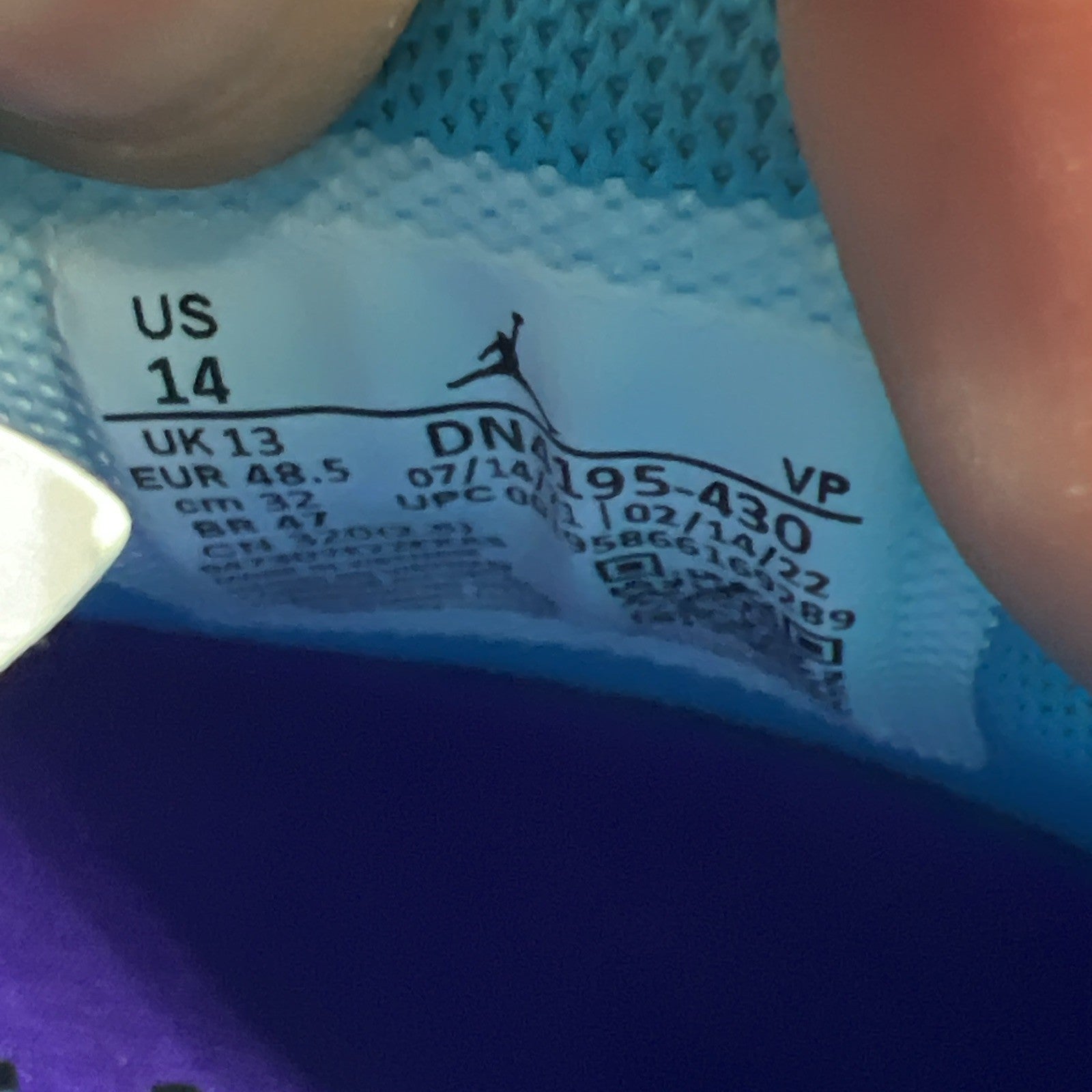 Size 14 - Luka Doncic x Air Jordan 36 PF Low Laser Blue (DN4195-430)