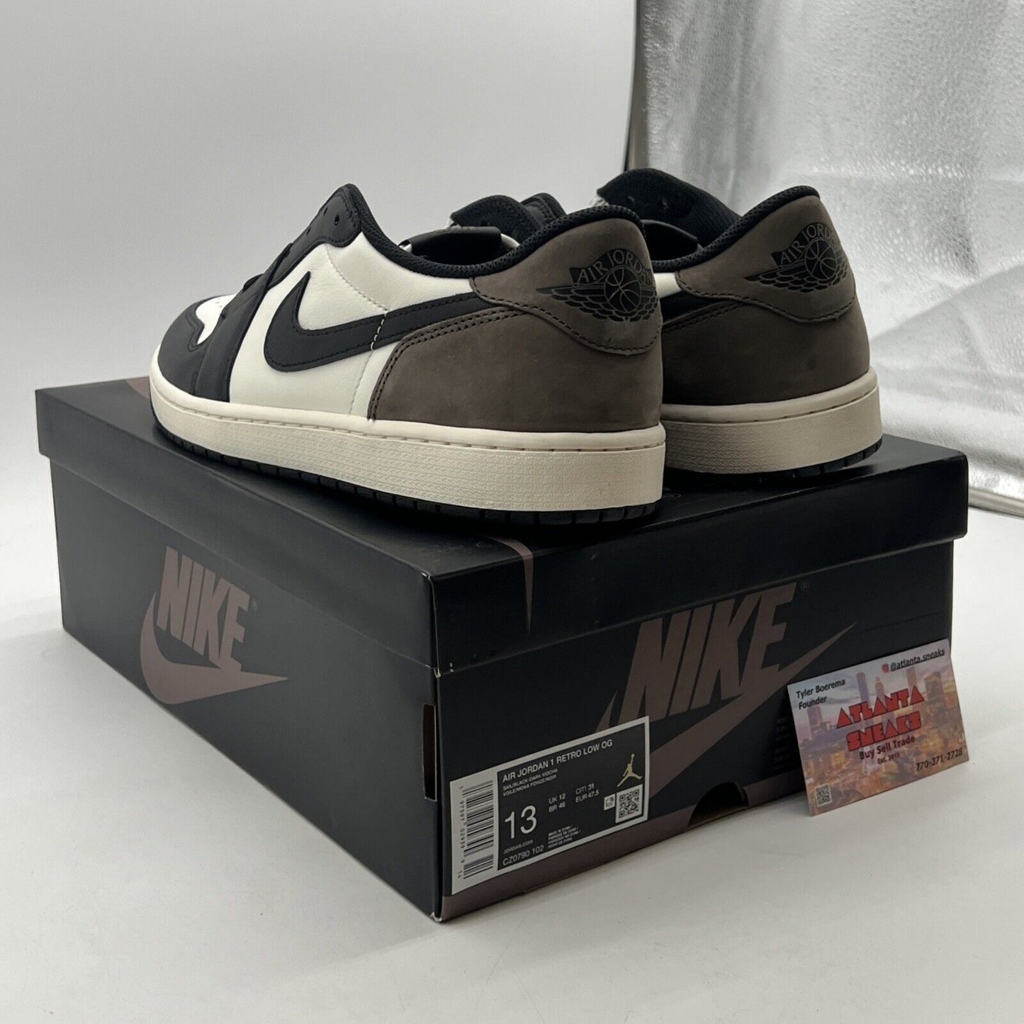 Size 13 - Air Jordan 1 Retro OG Low Mocha (CZ0790-102)