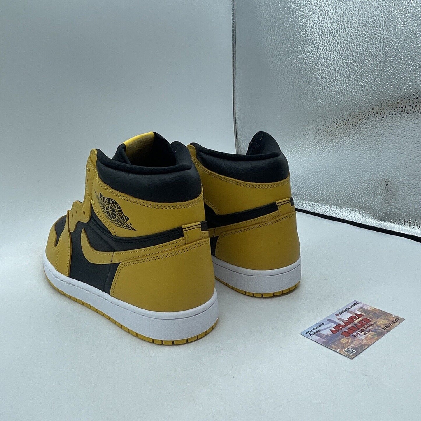 Size 10 - Jordan 1 Retro OG High Pollen Yellow Black White (555088-701)