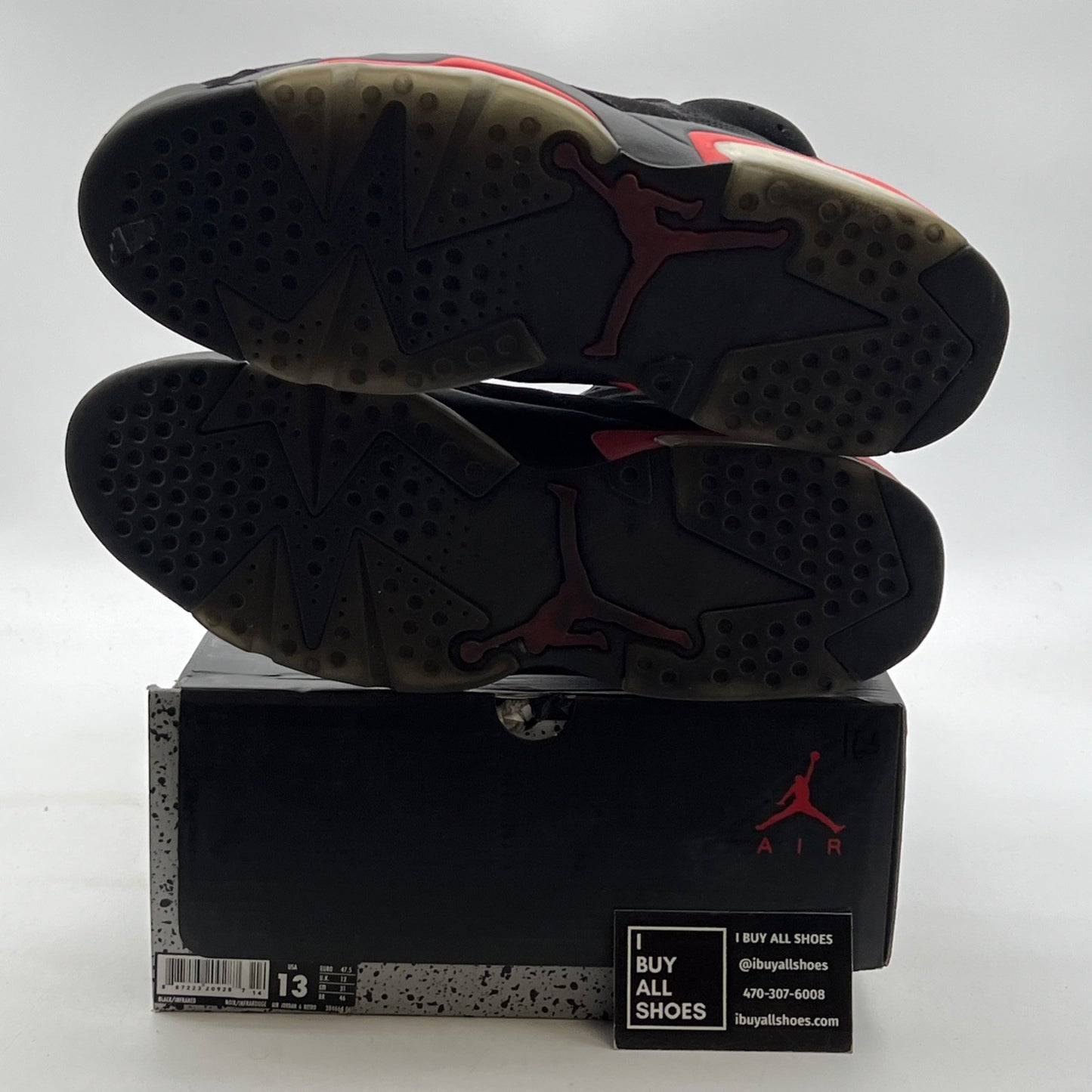 Size 13 - Air Jordan 6 Retro Mid Infrared (384664-060)