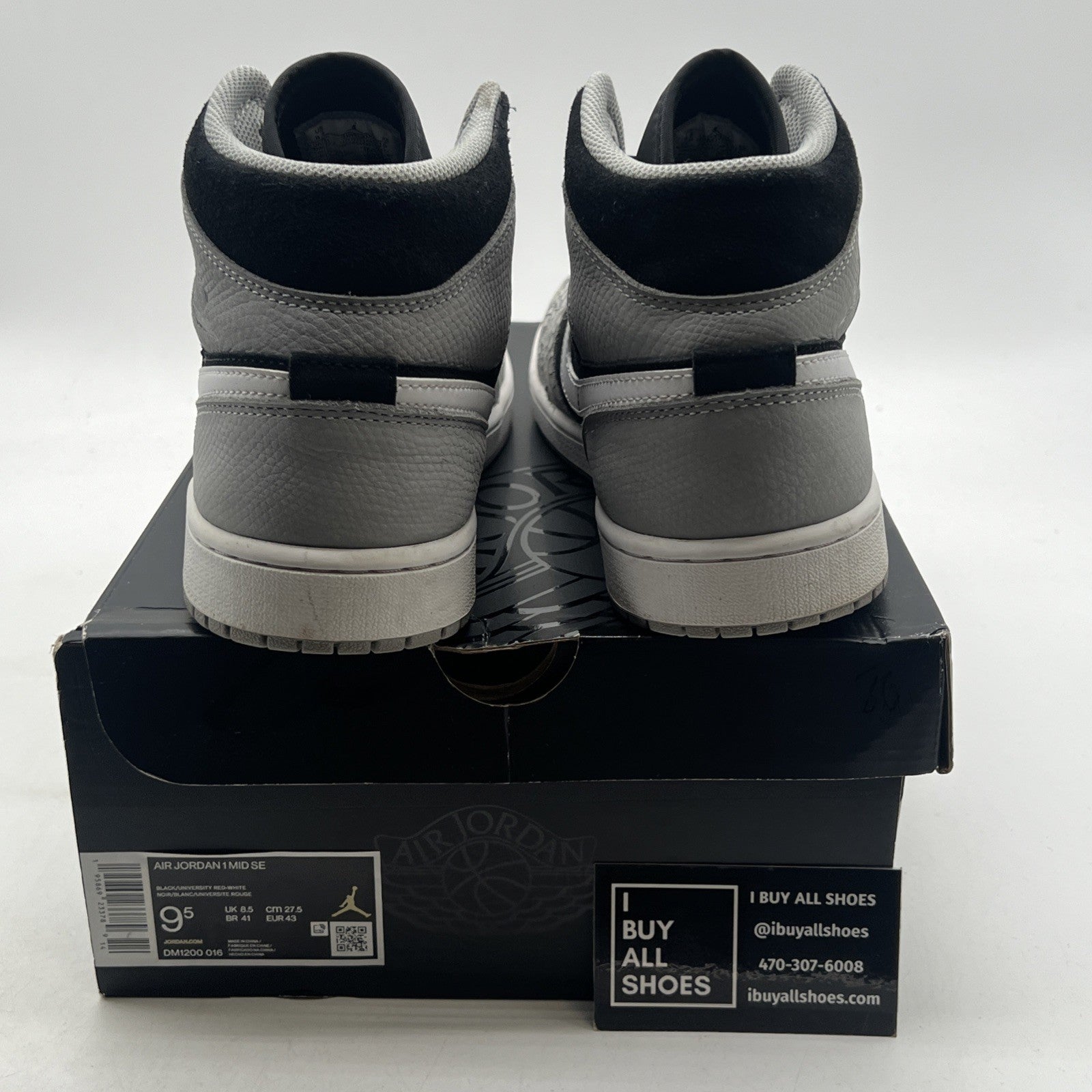 Size 9.5 - Air Jordan 1 Mid SE Elephant Toe (DM1200-016)