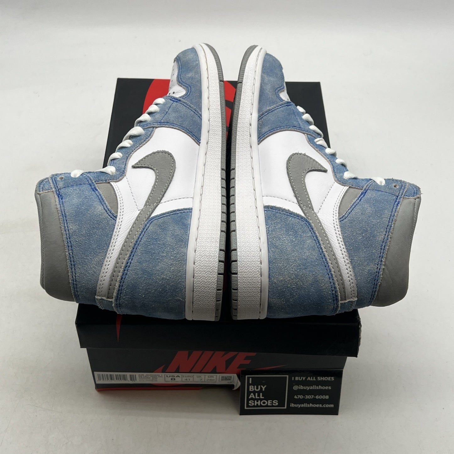 Size 8 - Air Jordan 1 Retro OG High Hyper Royal (555088-402)