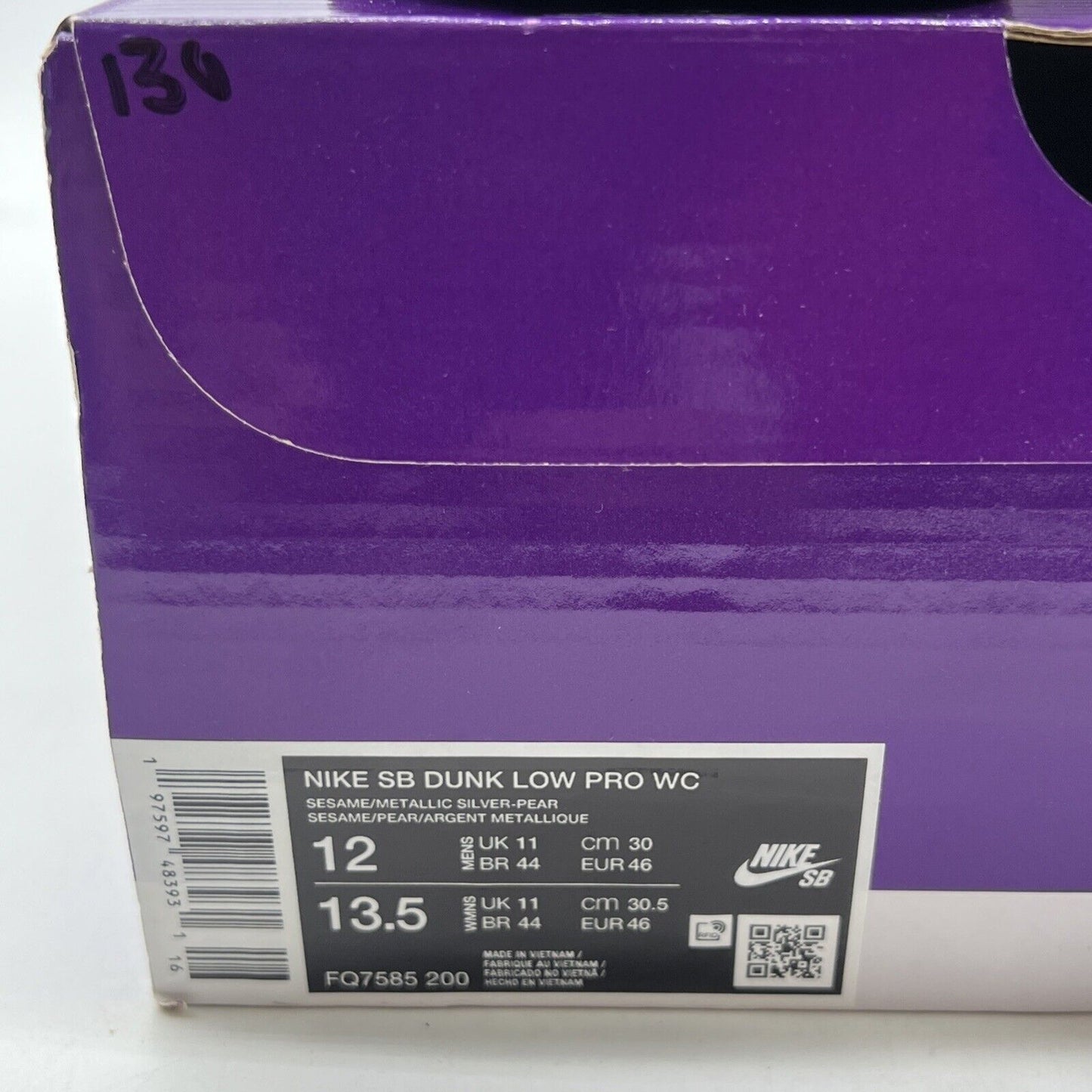 Size 12 - Nike Dunk Pro SB Low Escargot (FQ7585-200)