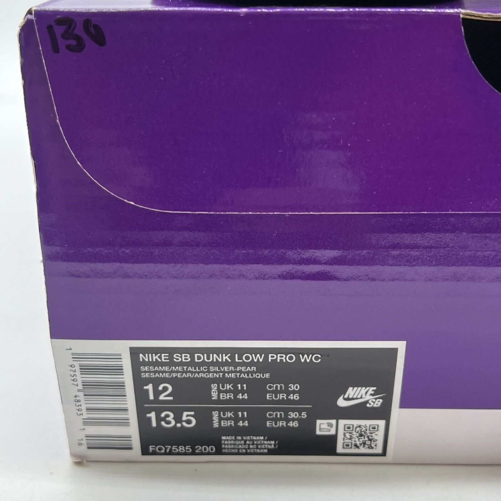 Size 12 - Nike Dunk Pro SB Low Escargot (FQ7585-200)