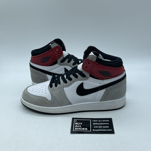Size 6Y - Jordan 1 Retro High OG Smoke Gray 2020 Suede Leather (575441-126)