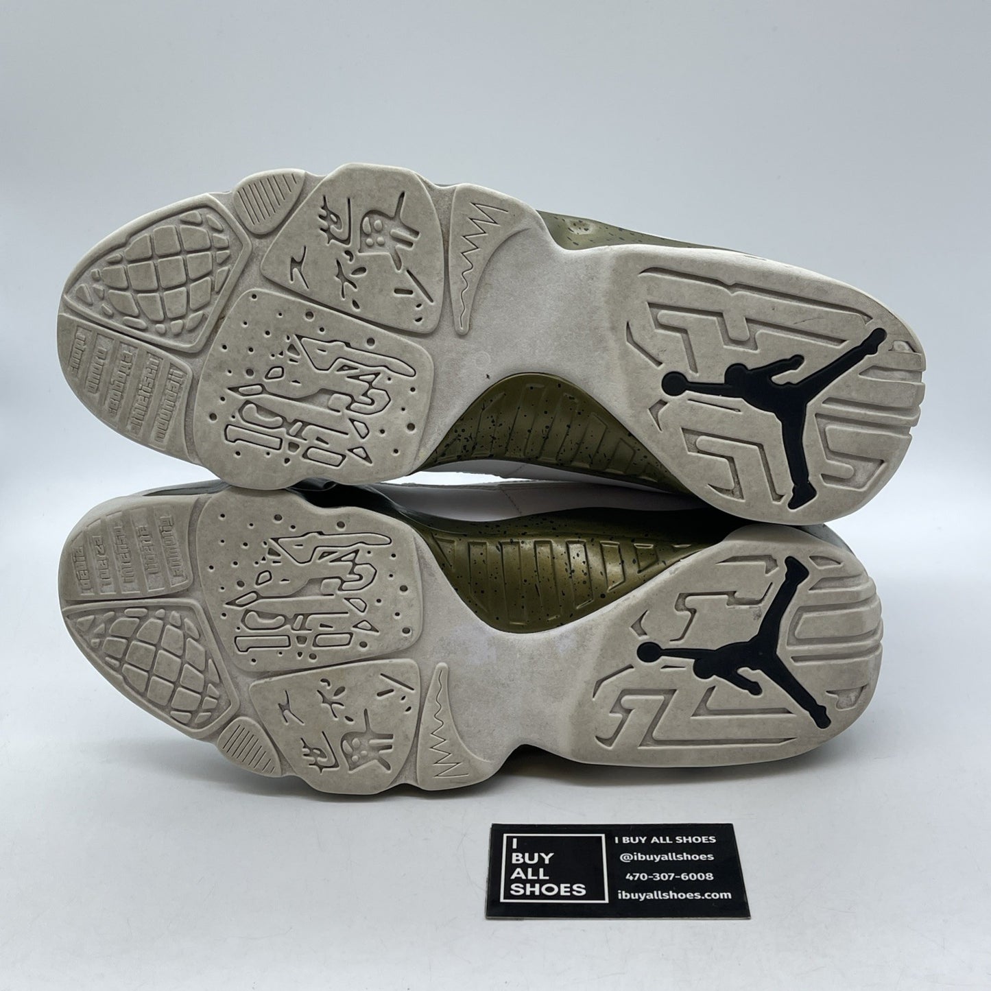 Size 12.5 - Air Jordan 9 Retro Statue White Green Leather (302370-109)