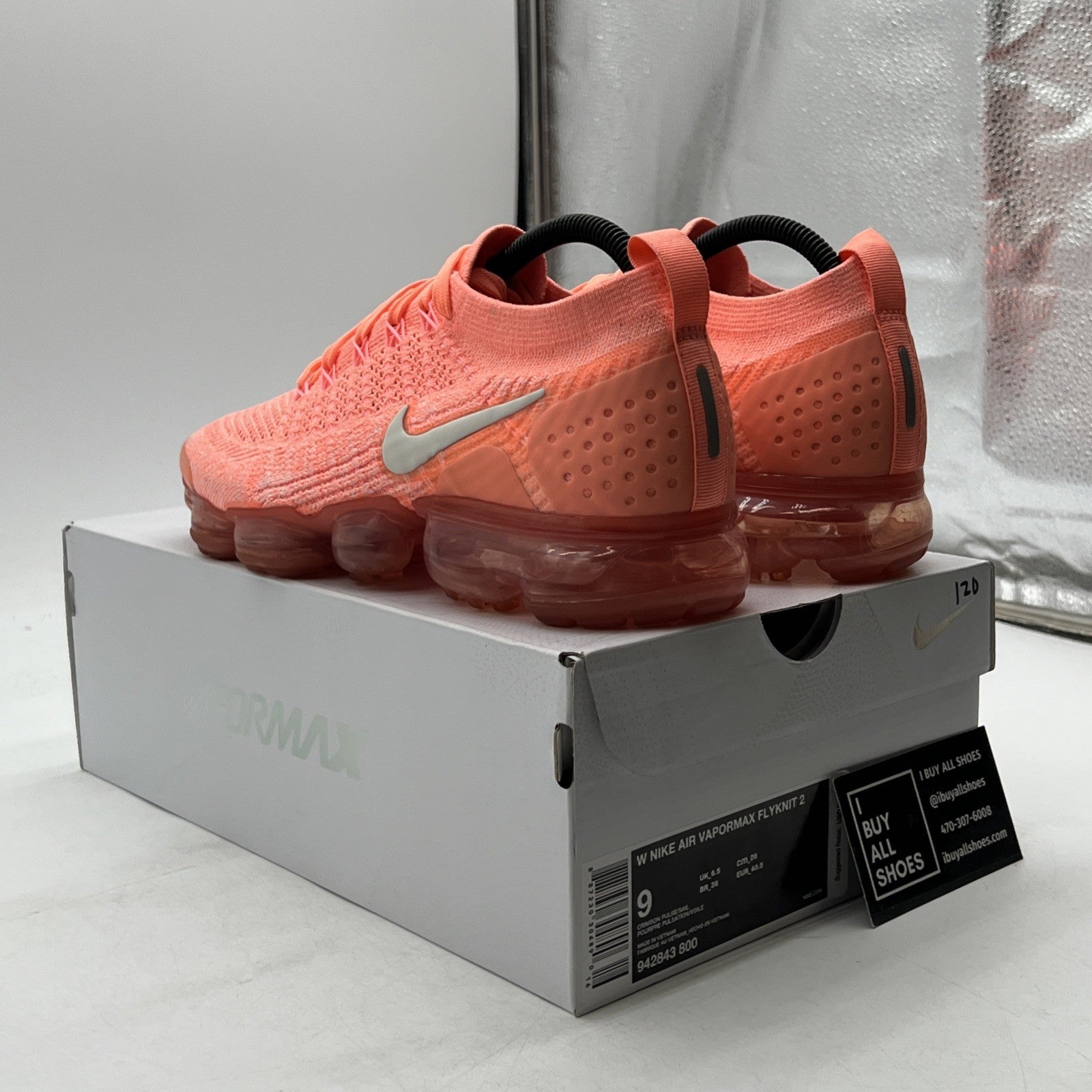 Size 9 - Nike Air VaporMax 2 Crimson Pulse W (942843-800)