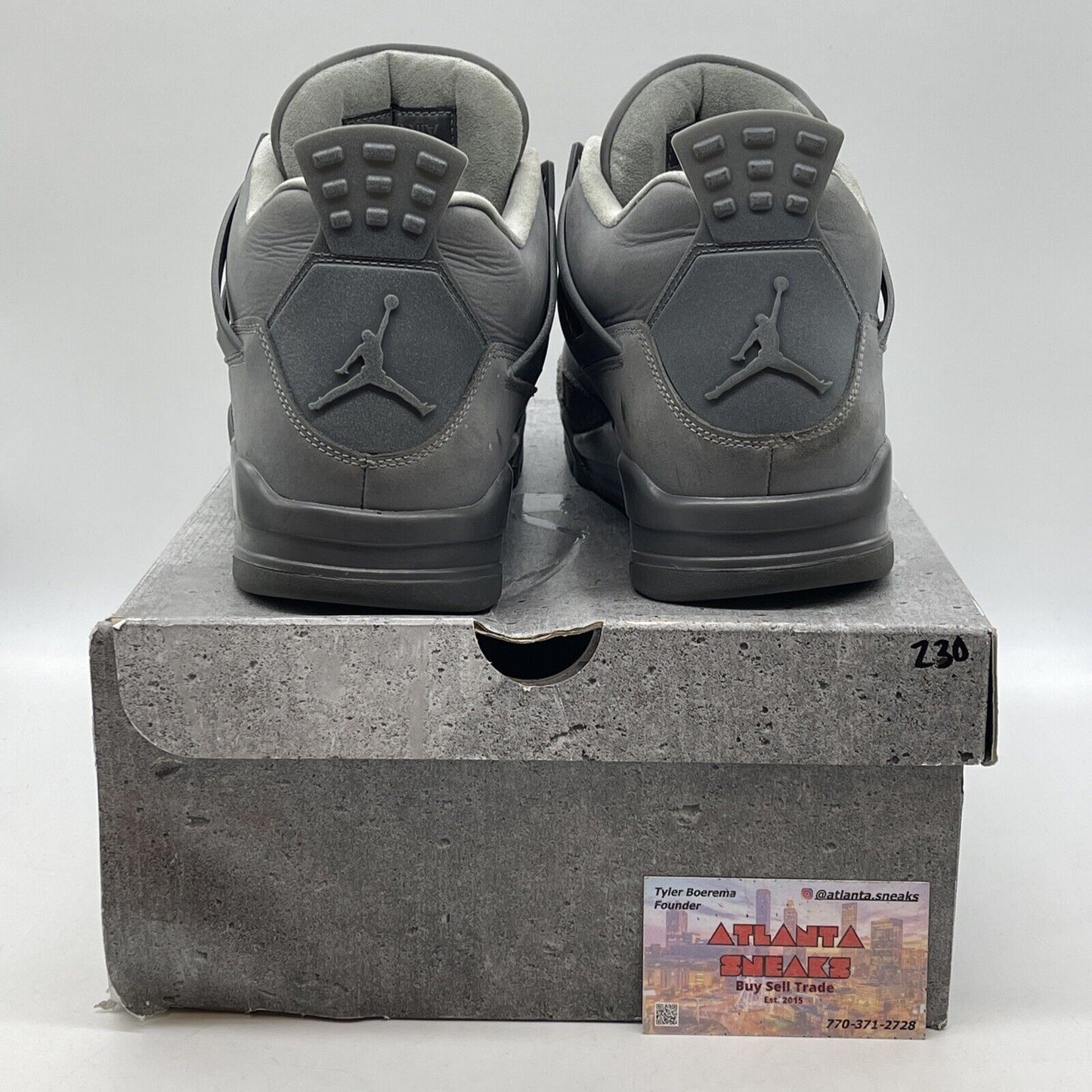 Size 12 - Air Jordan 4 Retro 2024 Paris Olympics Wet Cement Grey (FQ7928-001)