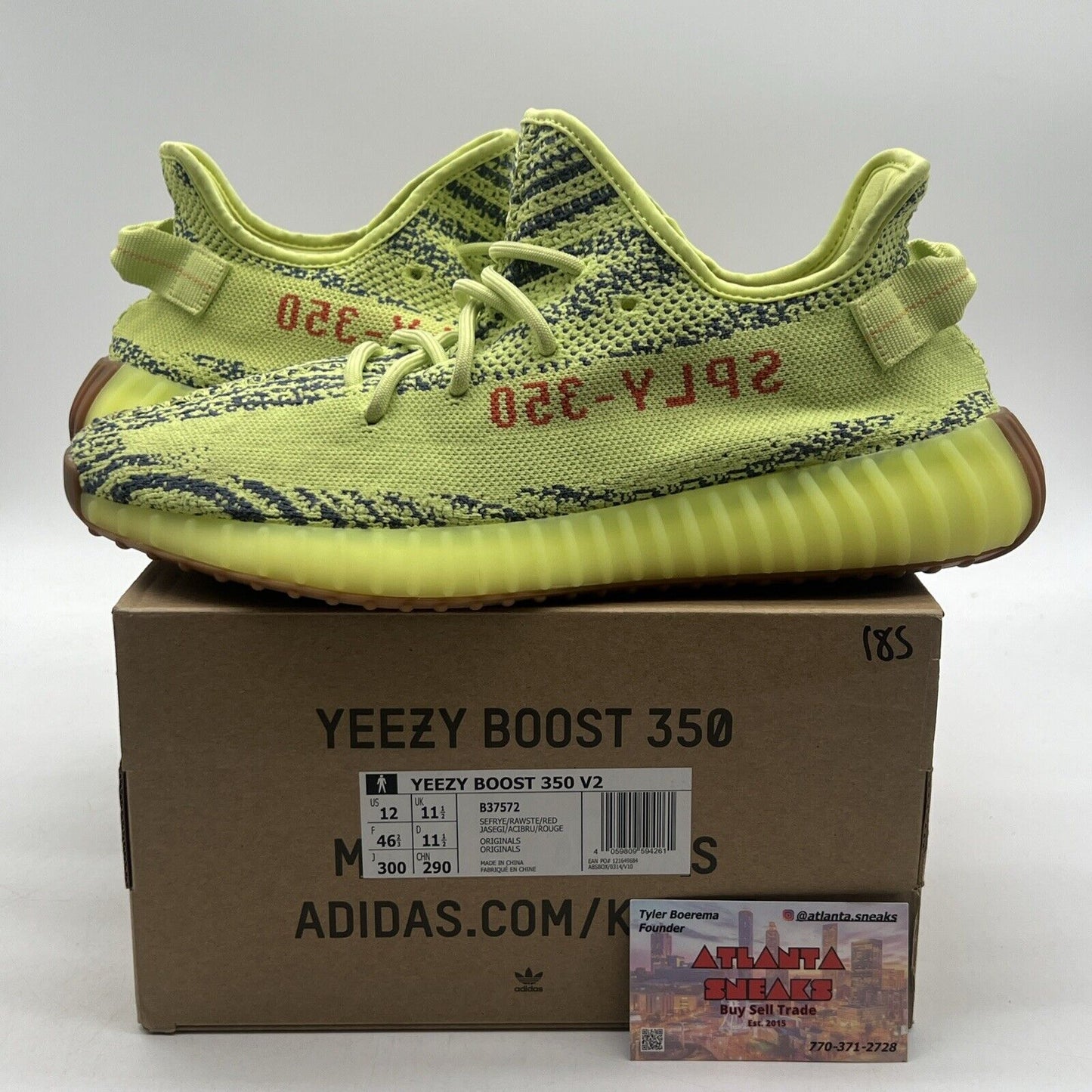 Size 12 - adidas Yeezy Boost 350 V2 Low Semi Frozen Yellow