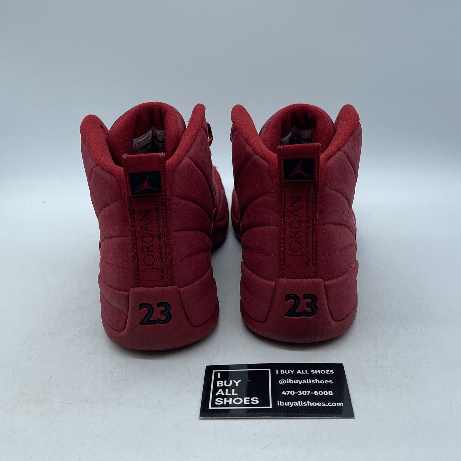 Size 8 - Air Jordan 12 Retro Gym Red Black Suede Leather (130690-601)