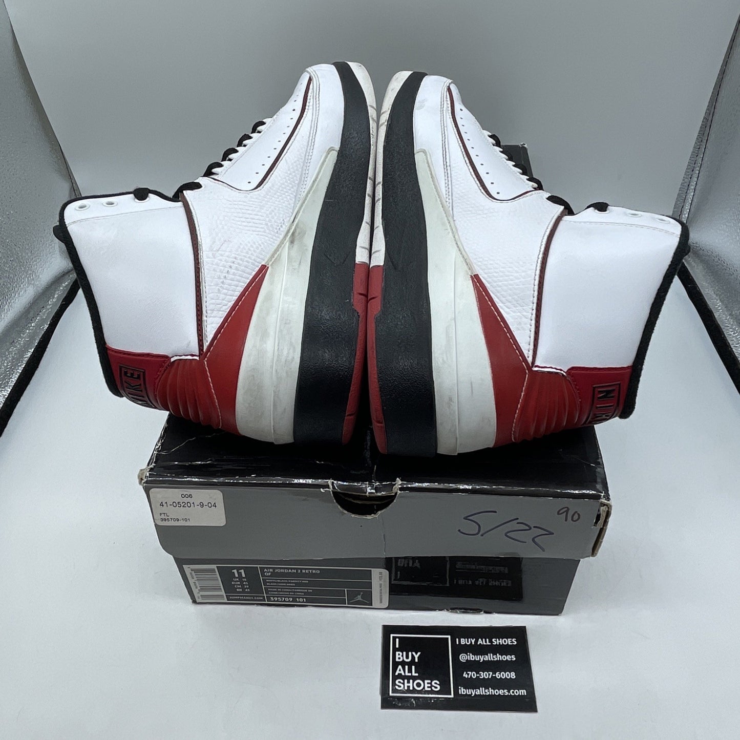 Size 11 - Air Jordan 2 Retro QF 2010 Varsity Red (395709-101)