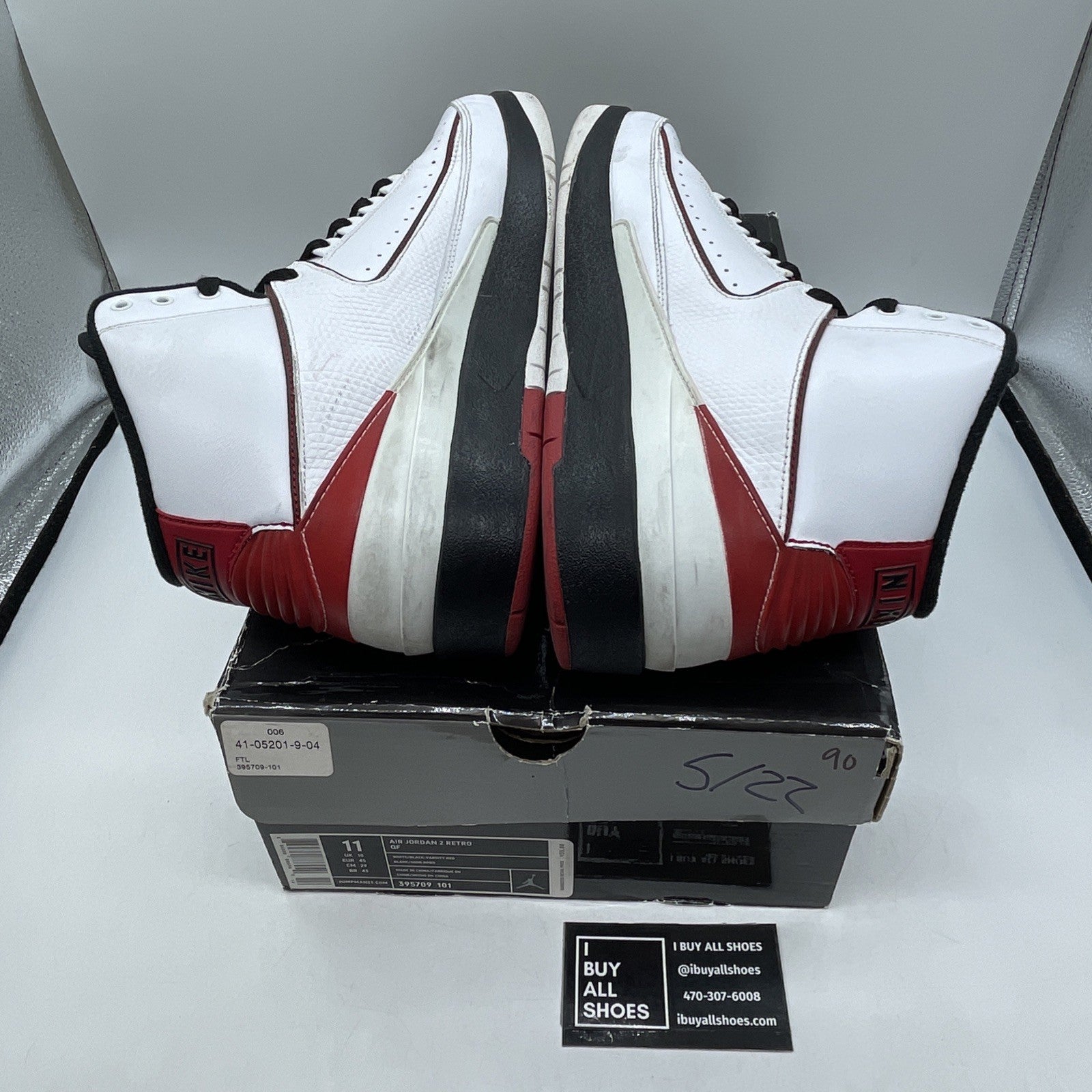 Size 11 - Air Jordan 2 Retro QF 2010 Varsity Red (395709-101)