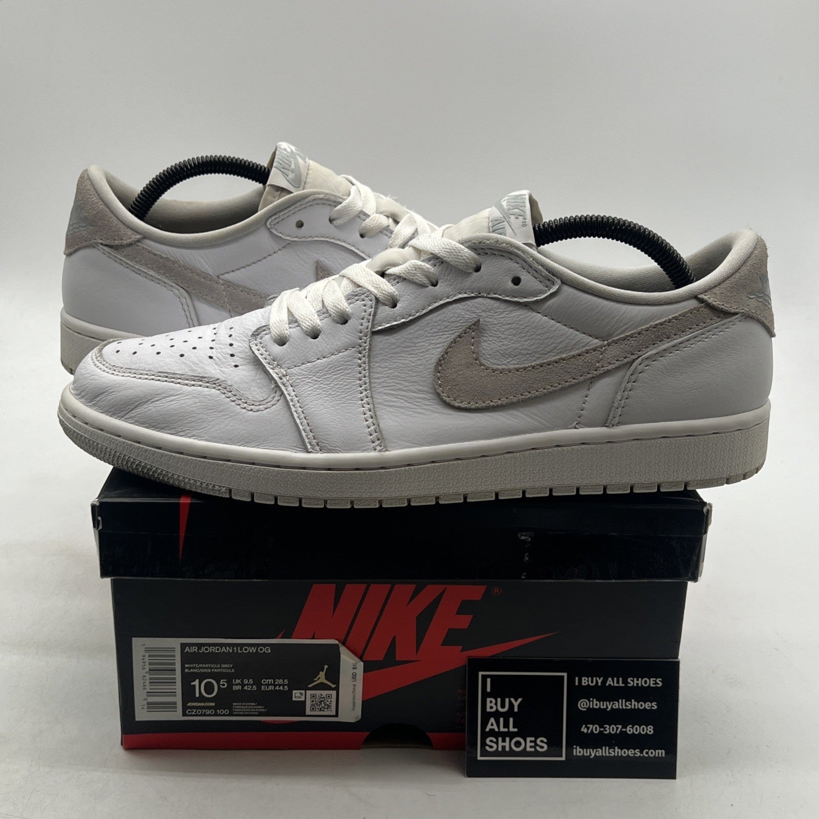 Size 10.5 - Air Jordan 1 Low OG Neutral Gray (CZ0790-100)