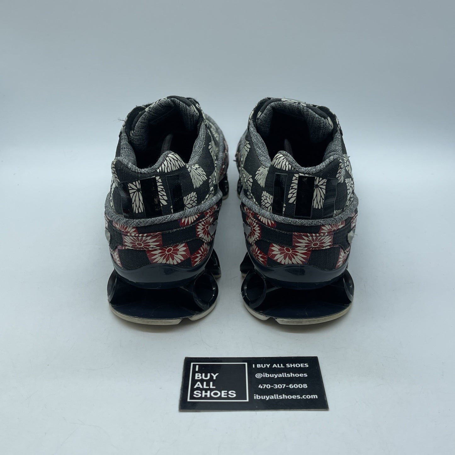 Size 13 - adidas Raf Simons Bounce Black White Red Suede Leather (B24080)