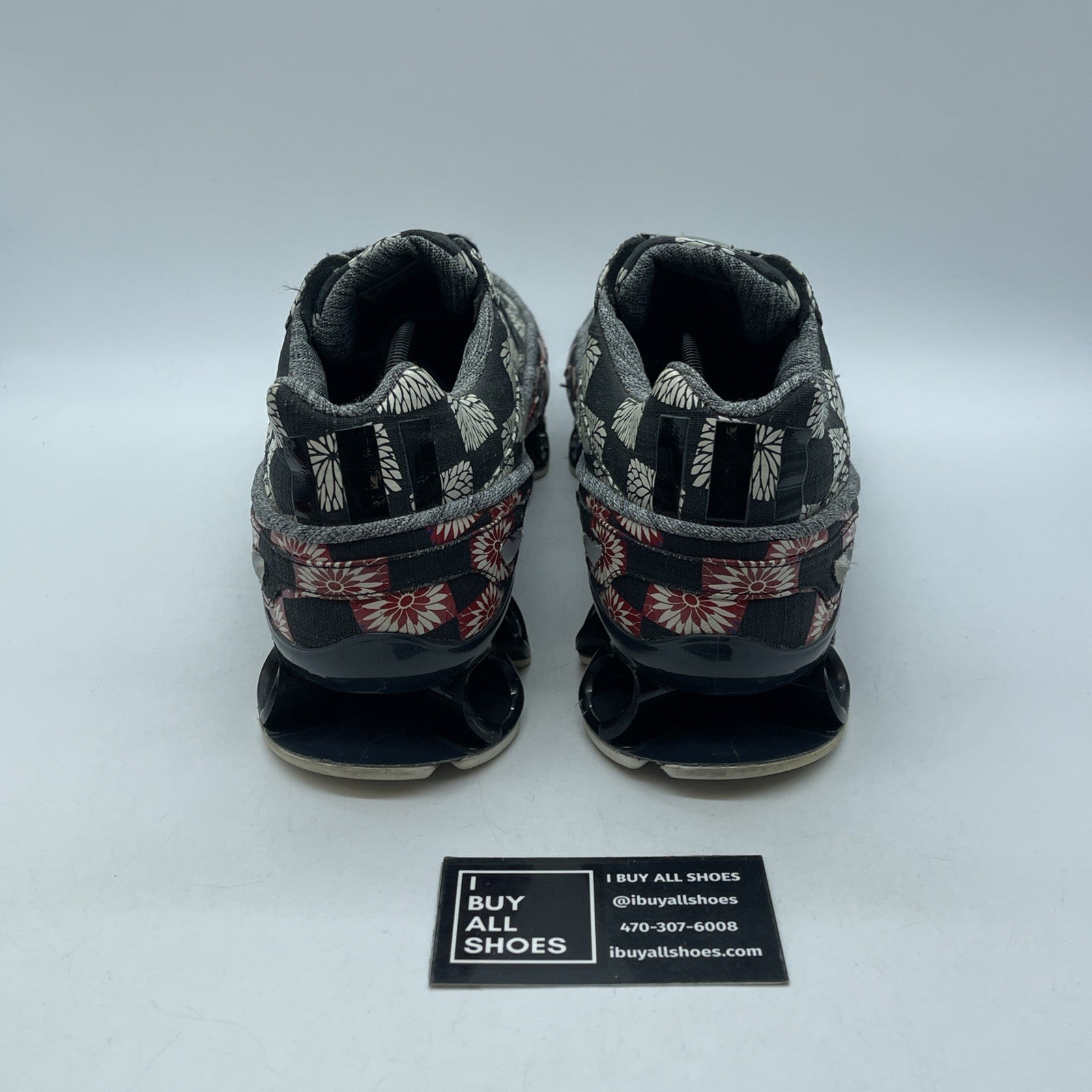 Size 13 - adidas Raf Simons Bounce Black White Red Suede Leather (B24080)