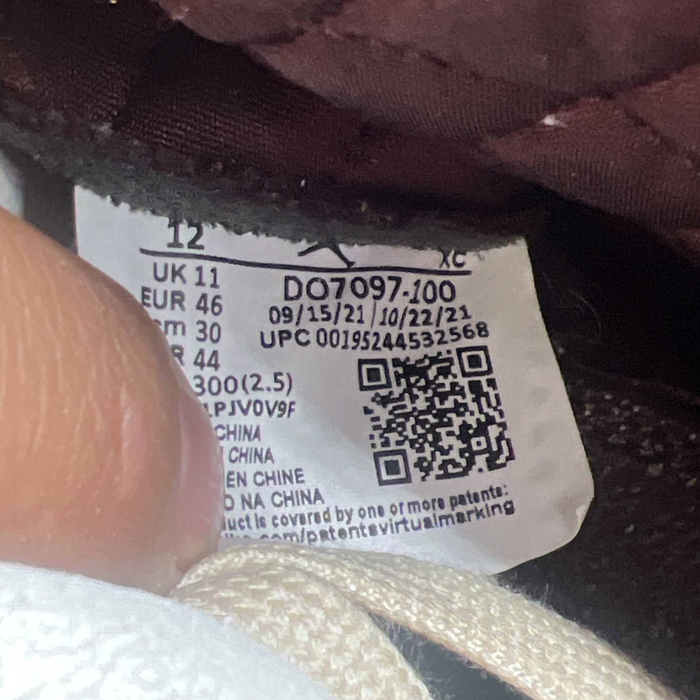 Size 12 - Air Jordan 1 OG x A Ma Maniere High Airness (DO7097-100)