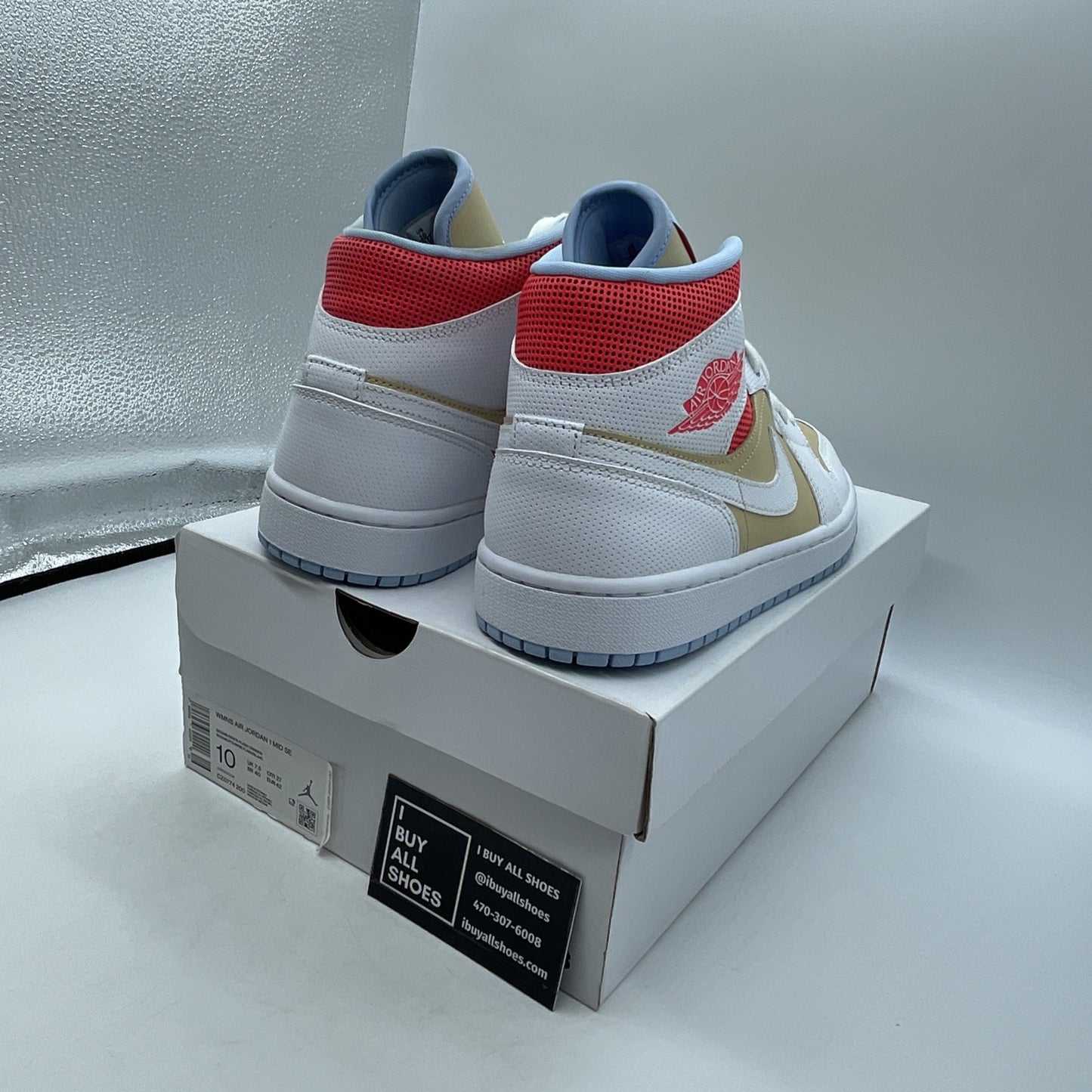 Size 10W - Air Jordan 1 SE Mid Sesame (CZ0774-200)