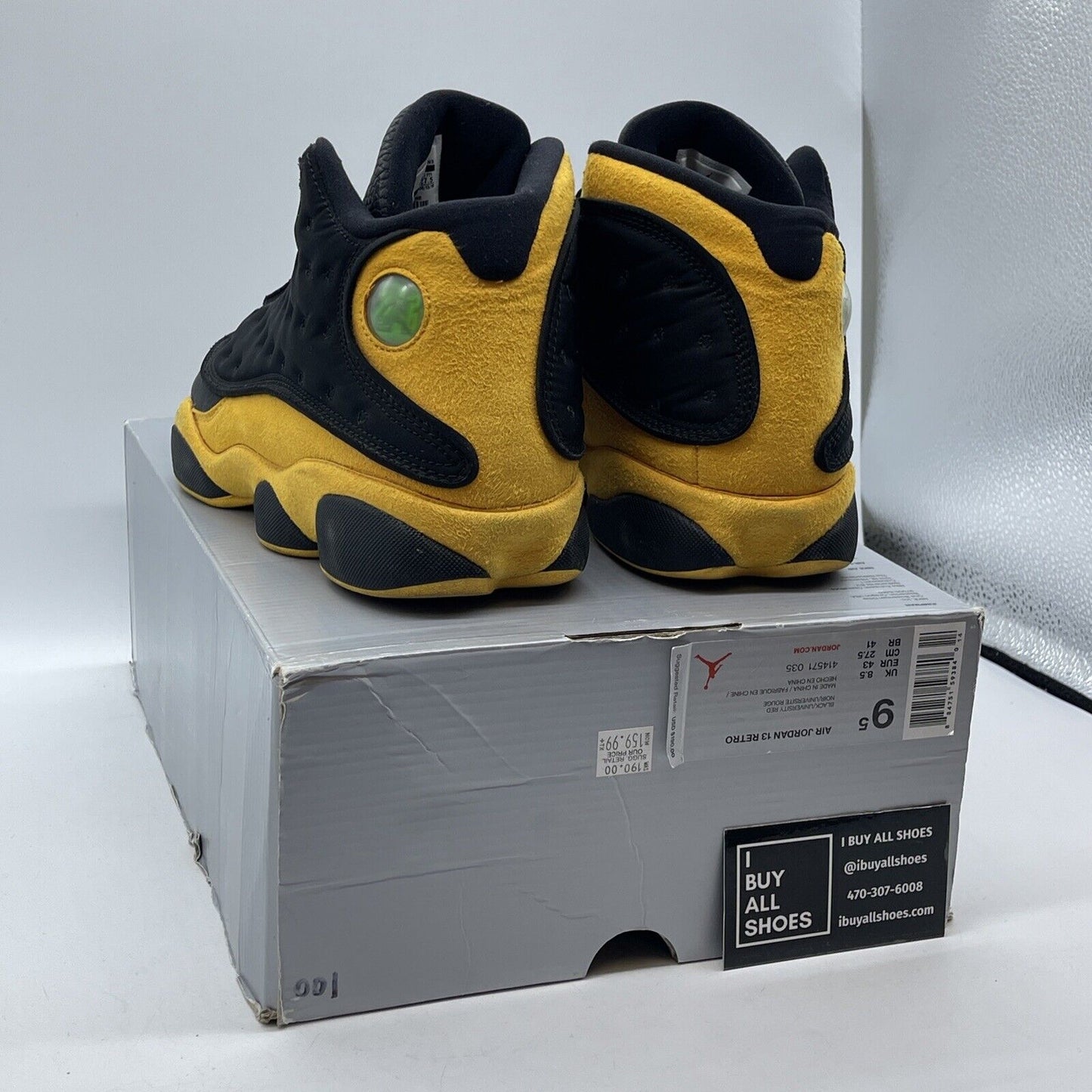 Size 9.5 - Air Jordan 13 Retro B-Grade Melo Class of 2002 Suede (414571-035)