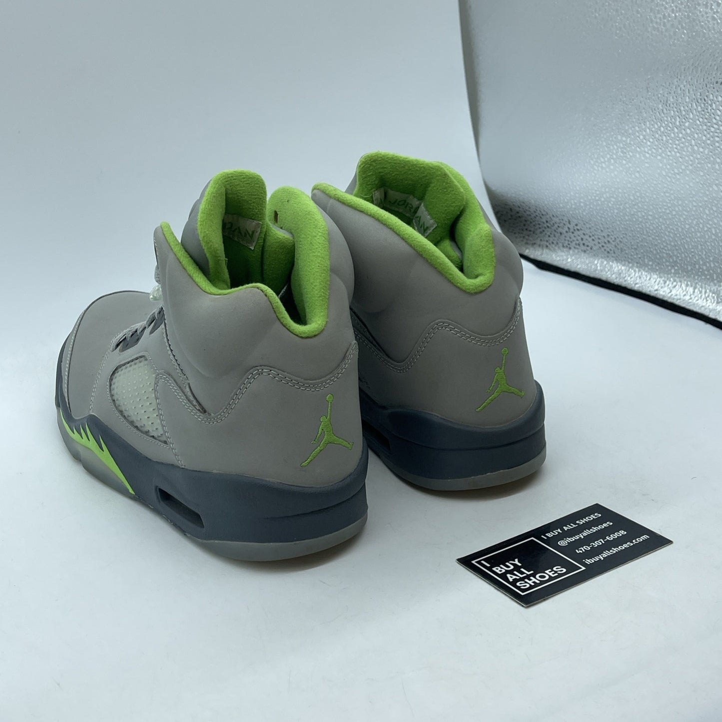 Size 9.5 - Jordan 5 Retro Green Bean Grey Leather (DM9014-003)