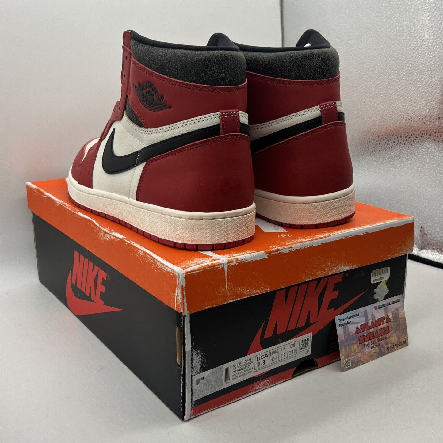 Size 13 - Jordan 1 Retro High OG Chicago Reimagined Lost & Found 2022 DZ5485-612