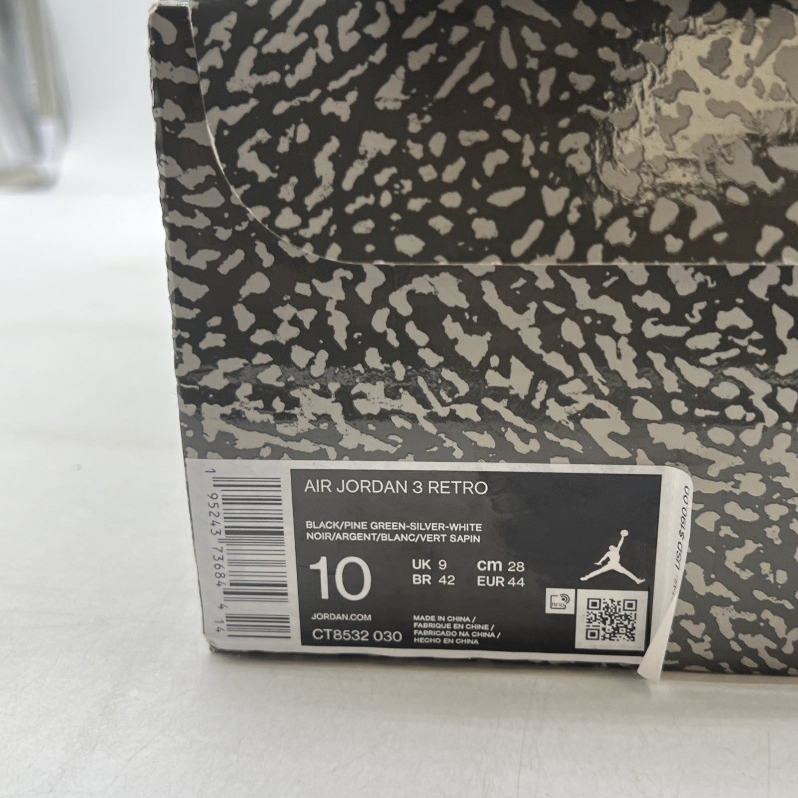 Size 10 - Air Jordan 3 Retro Mid Pine Green (CT8532-030)