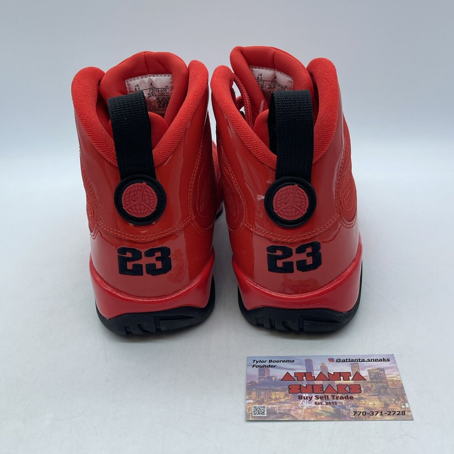 Size 8.5 - Jordan 9 Chile Red Black (CT8019-600)