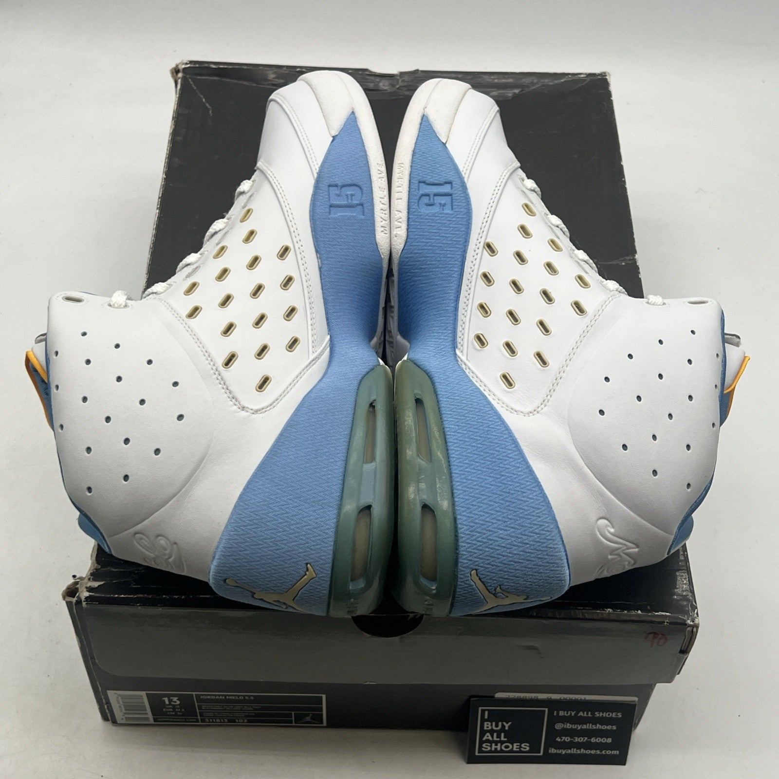 Size 13 - Air Jordan Melo 5.5 White (311813-102)