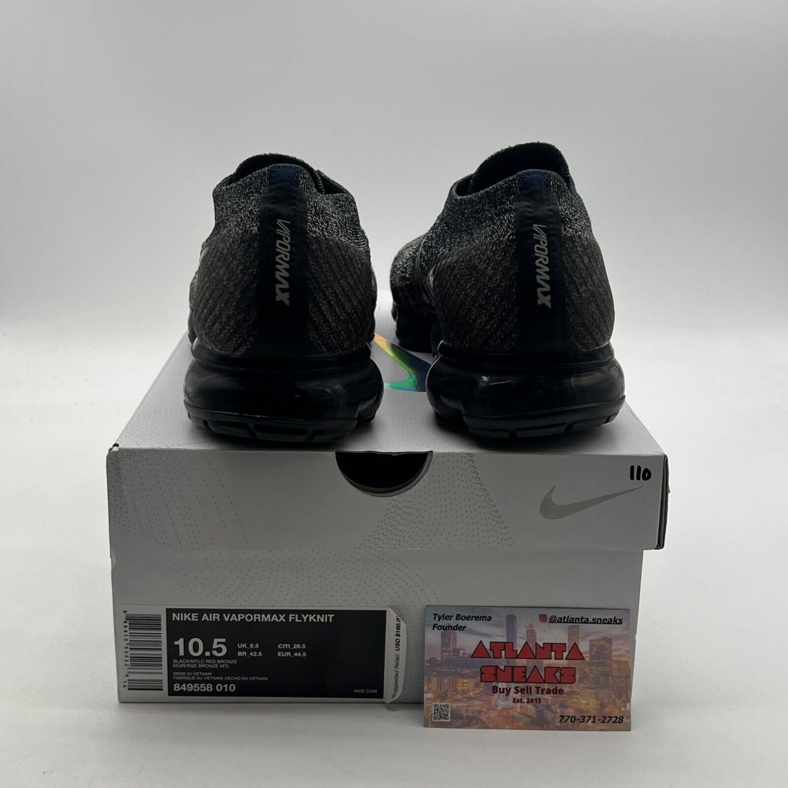 Size 10.5 - Nike Air VaporMax Explorer Dark (849558-010)