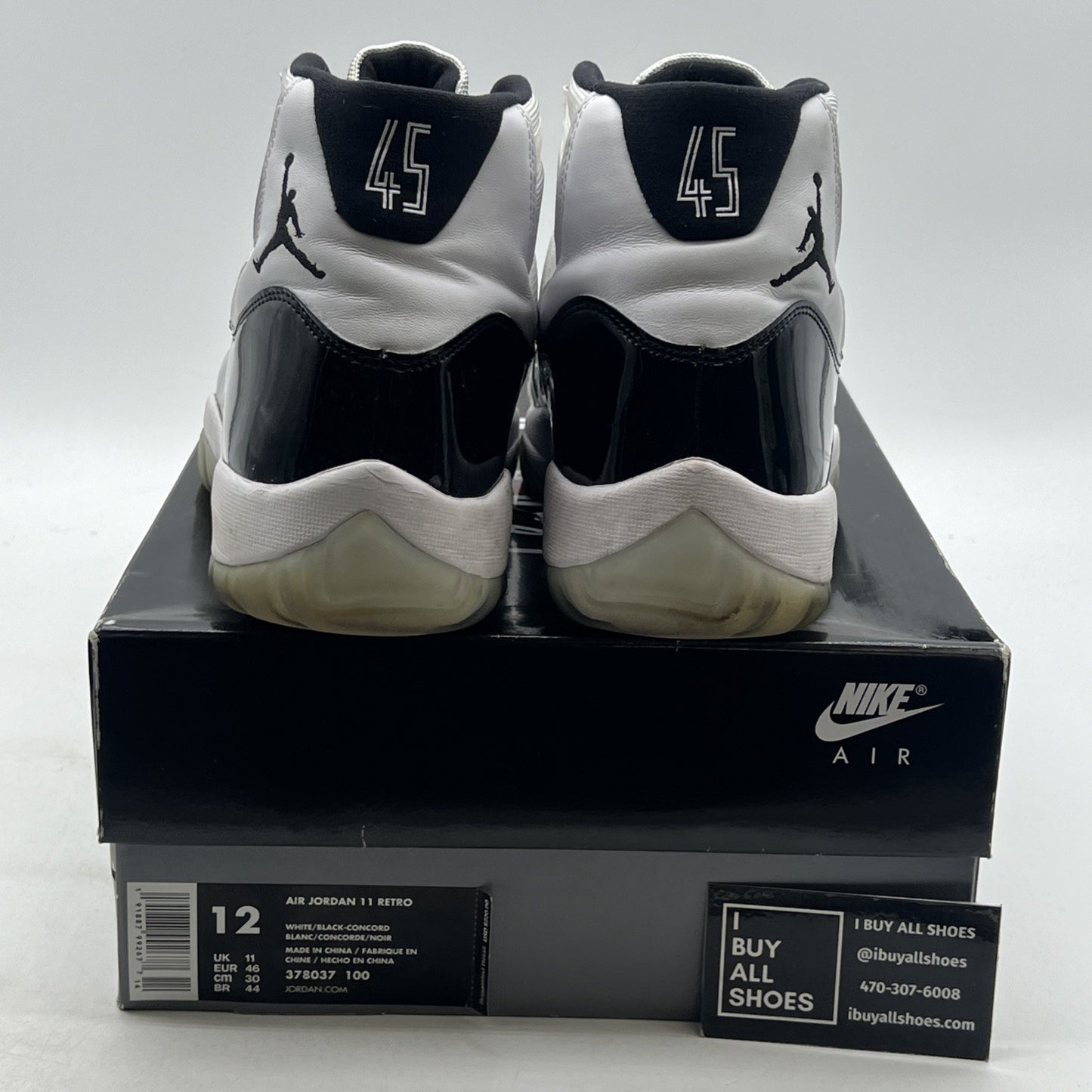Size 12 - Air Jordan 11 Retro High Concord (378037-100)