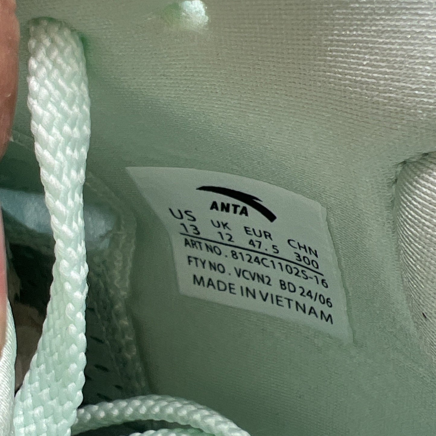 Size 13 - ANTA Kai 1 'Garden State'