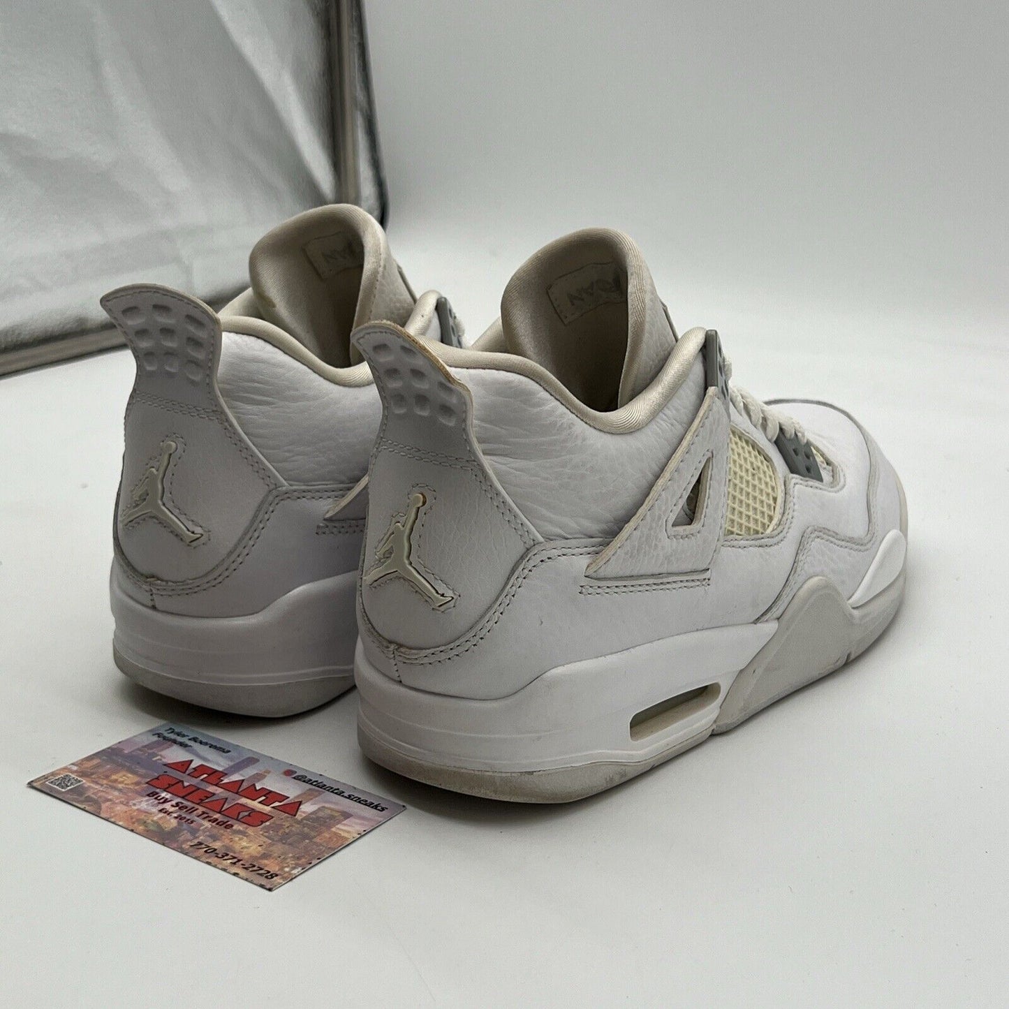 Size 5.5Y - Air Jordan 4 Retro Mid Pure Money (408452-100)