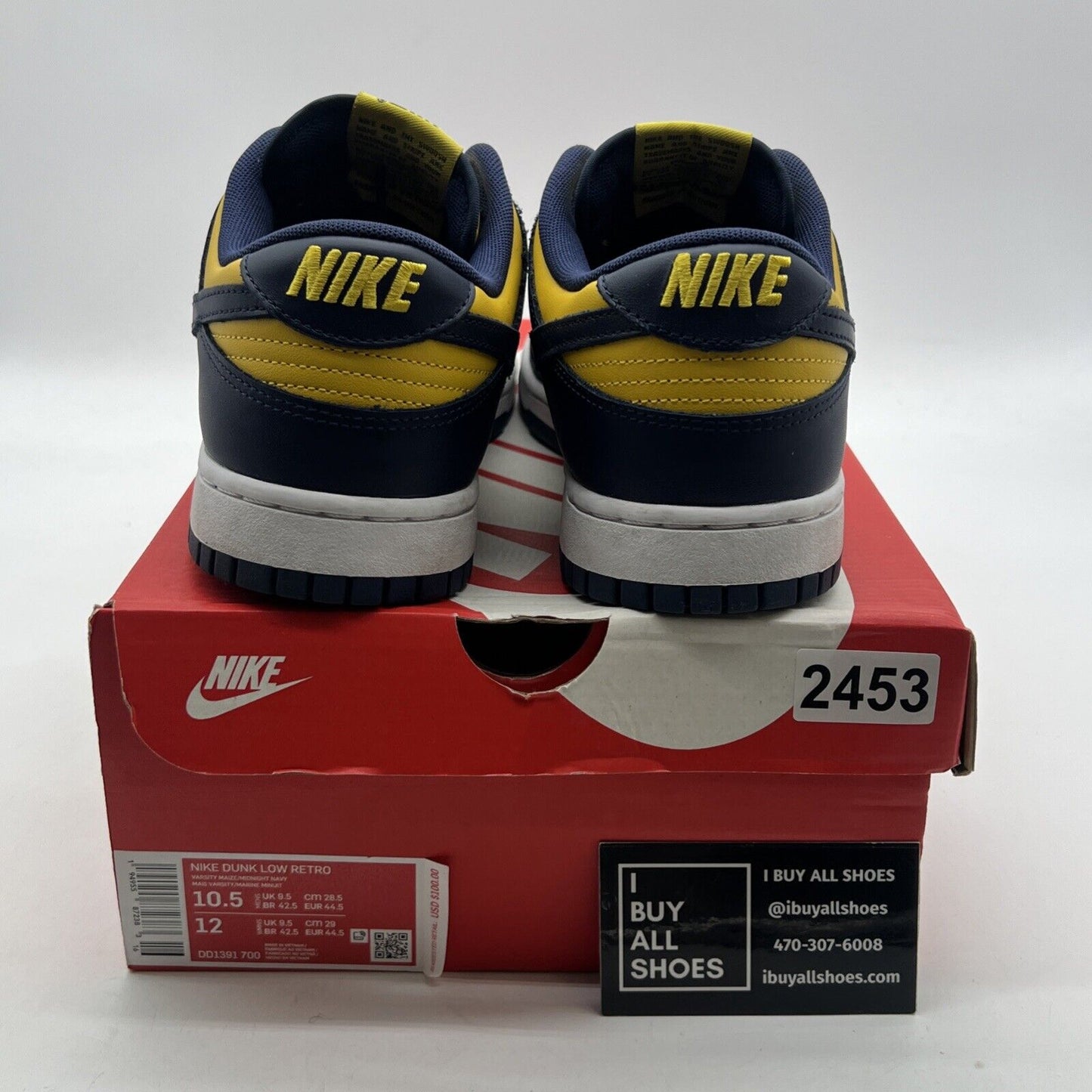 Size 10.5 - Nike Dunk Low Michigan 2021 (DD1391-700)