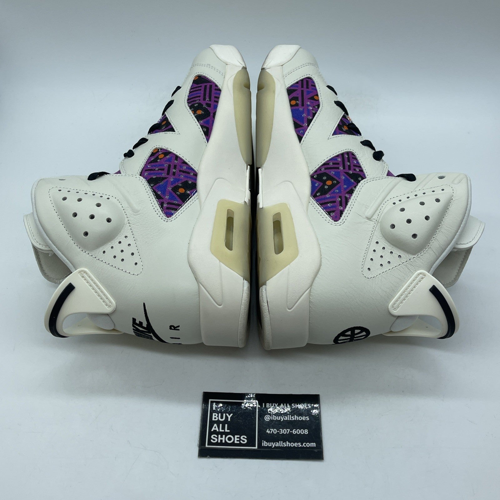 Size 10.5 - Air Jordan 6 Retro Quai 54 Purple White Suede Leather (CZ4152-101)