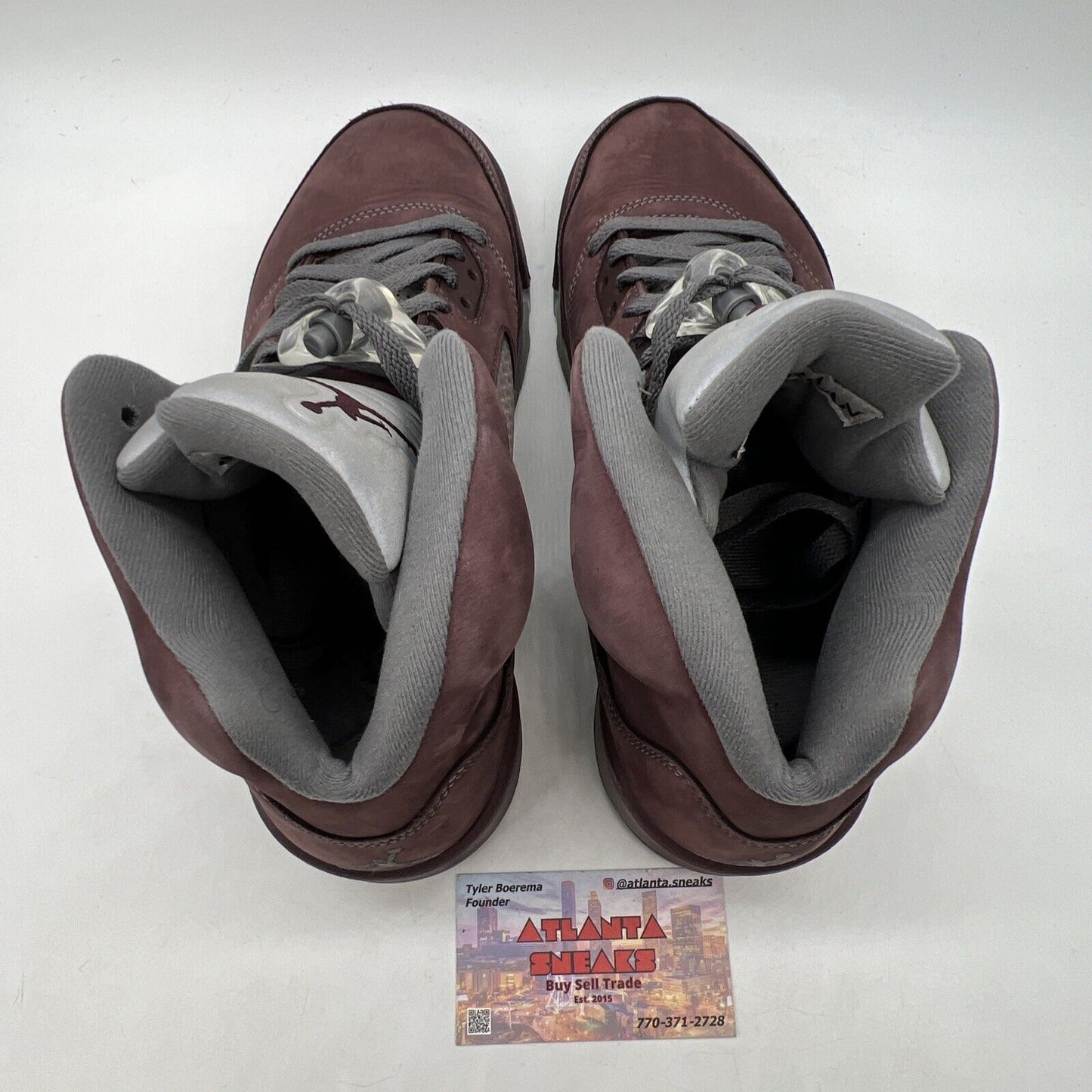 Size 10 - Air Jordan 5 Retro SE 2023 Burgundy Grey Suede (DZ4131-600)