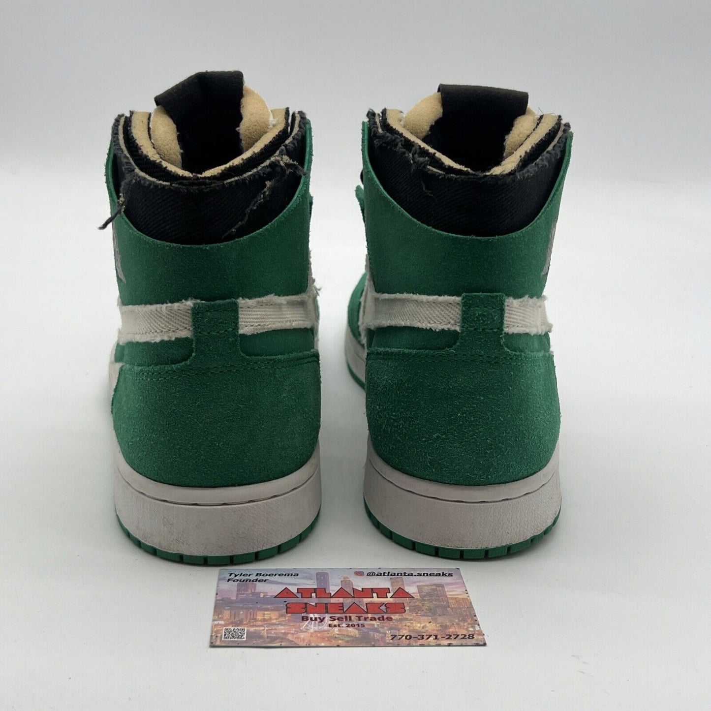 Size 9 - Air Jordan 1 Retro High Zoom Air Green (CT0978-300)