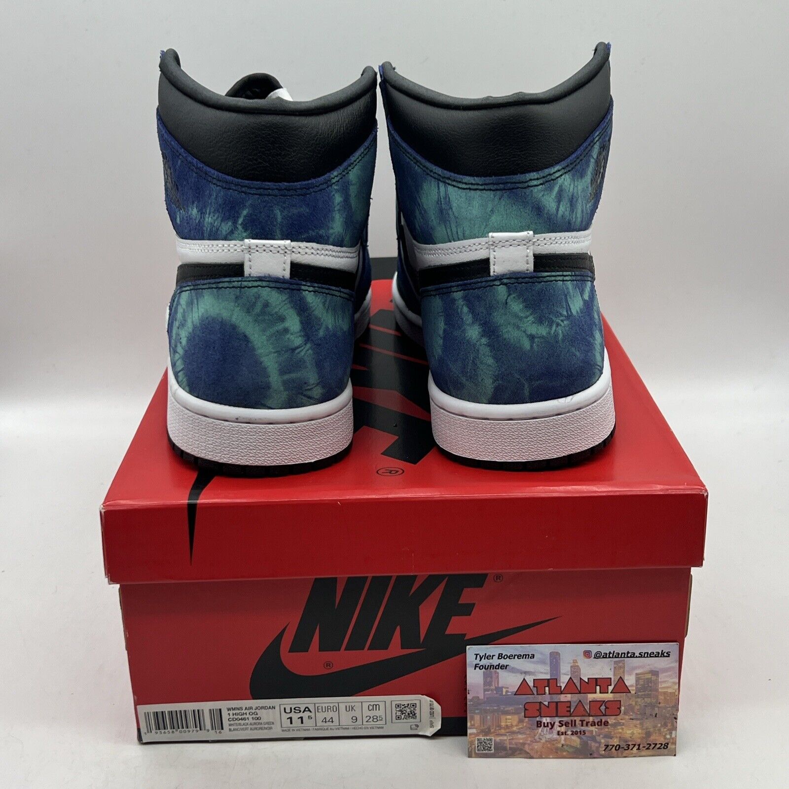 Nike Air Jordan 1 One Tie Dye Wmns Size 11.5 Retro High OG CD0461100 Brand New