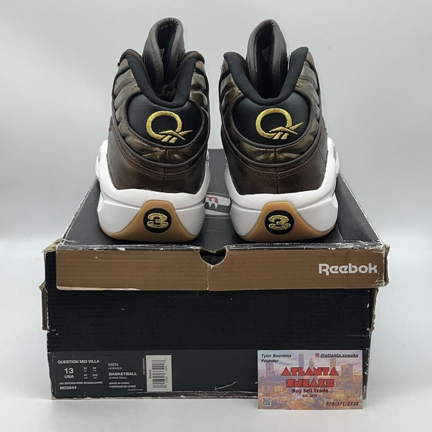 Size 13 - Reebok Question Mid x Villa Liberty Bell Brand New Og All