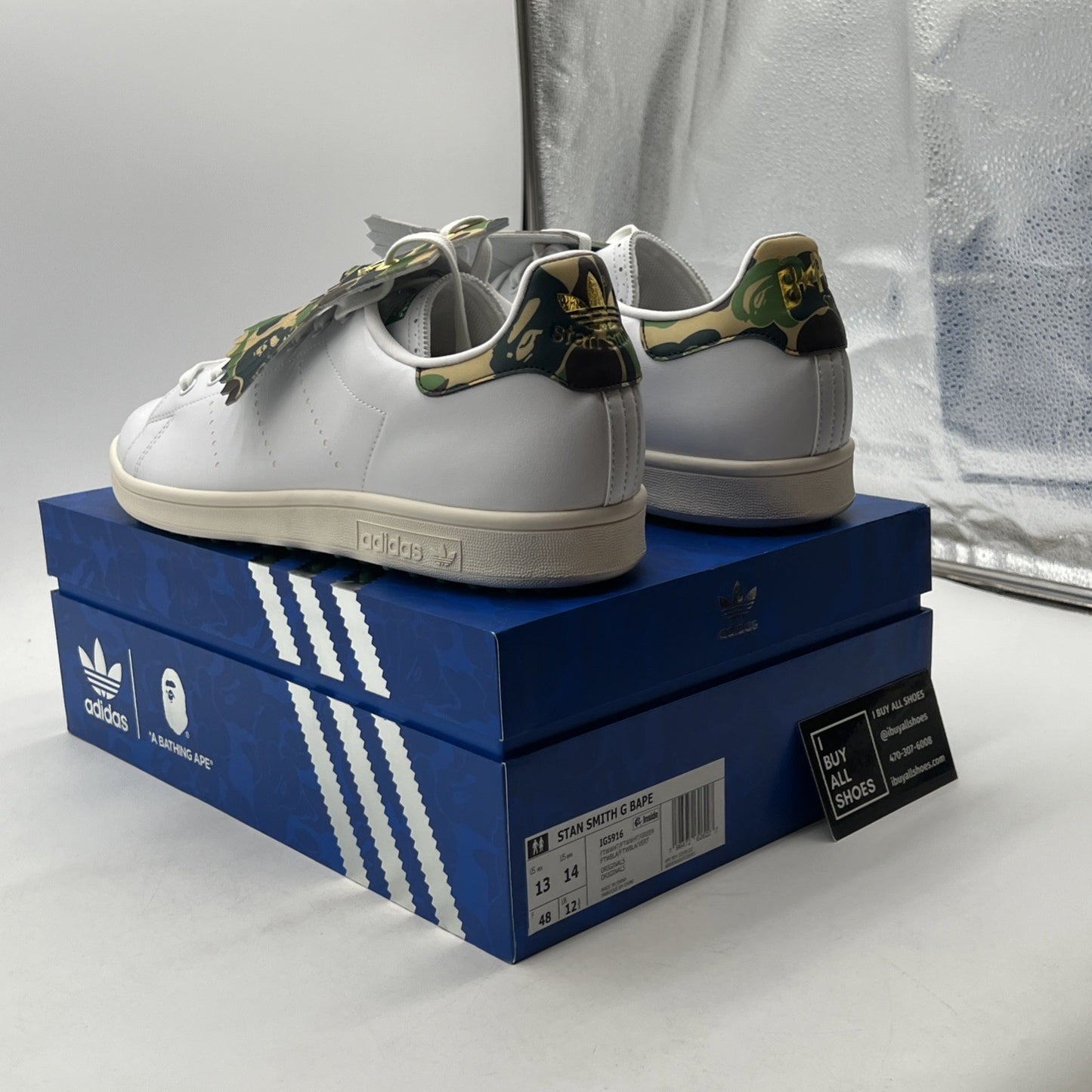 Size 13 - adidas BAPE x Stan Smith Golf 30th Anniversary (IG5916)